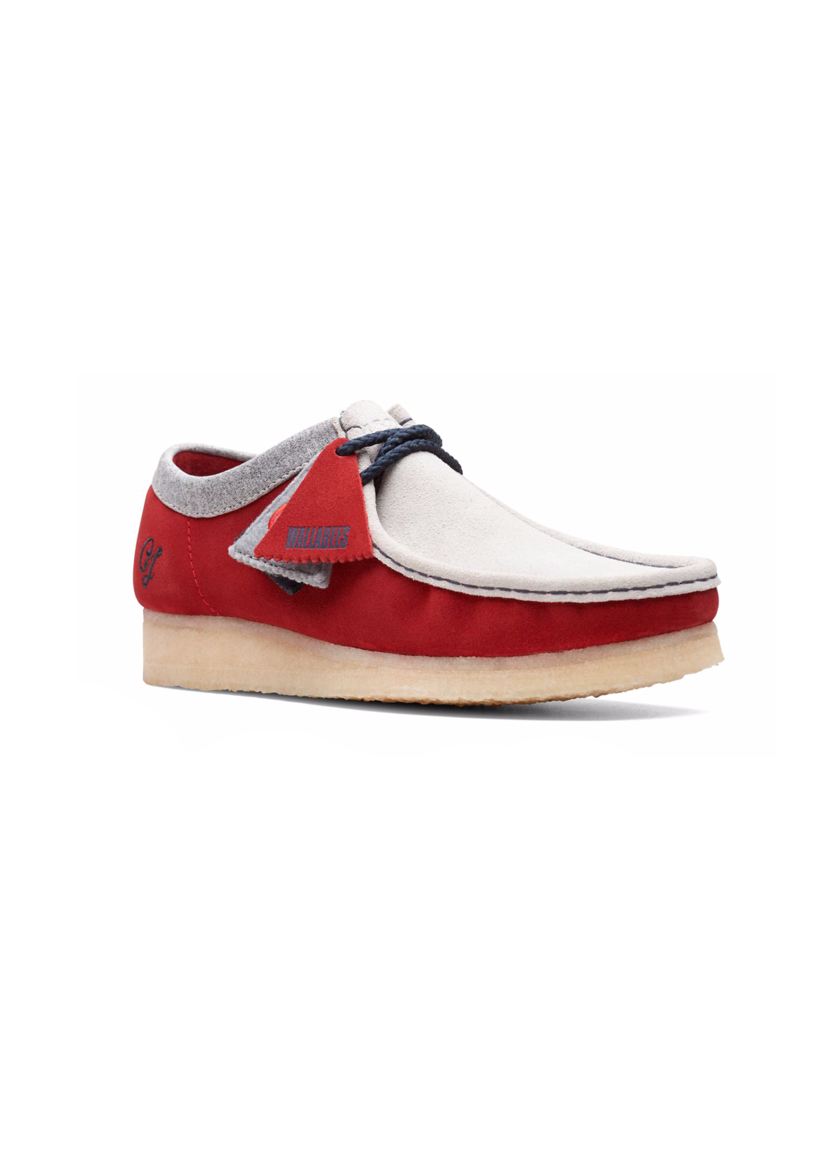 Clarks Men's Clarks Originals Wallabee VCY Red Combi Suede