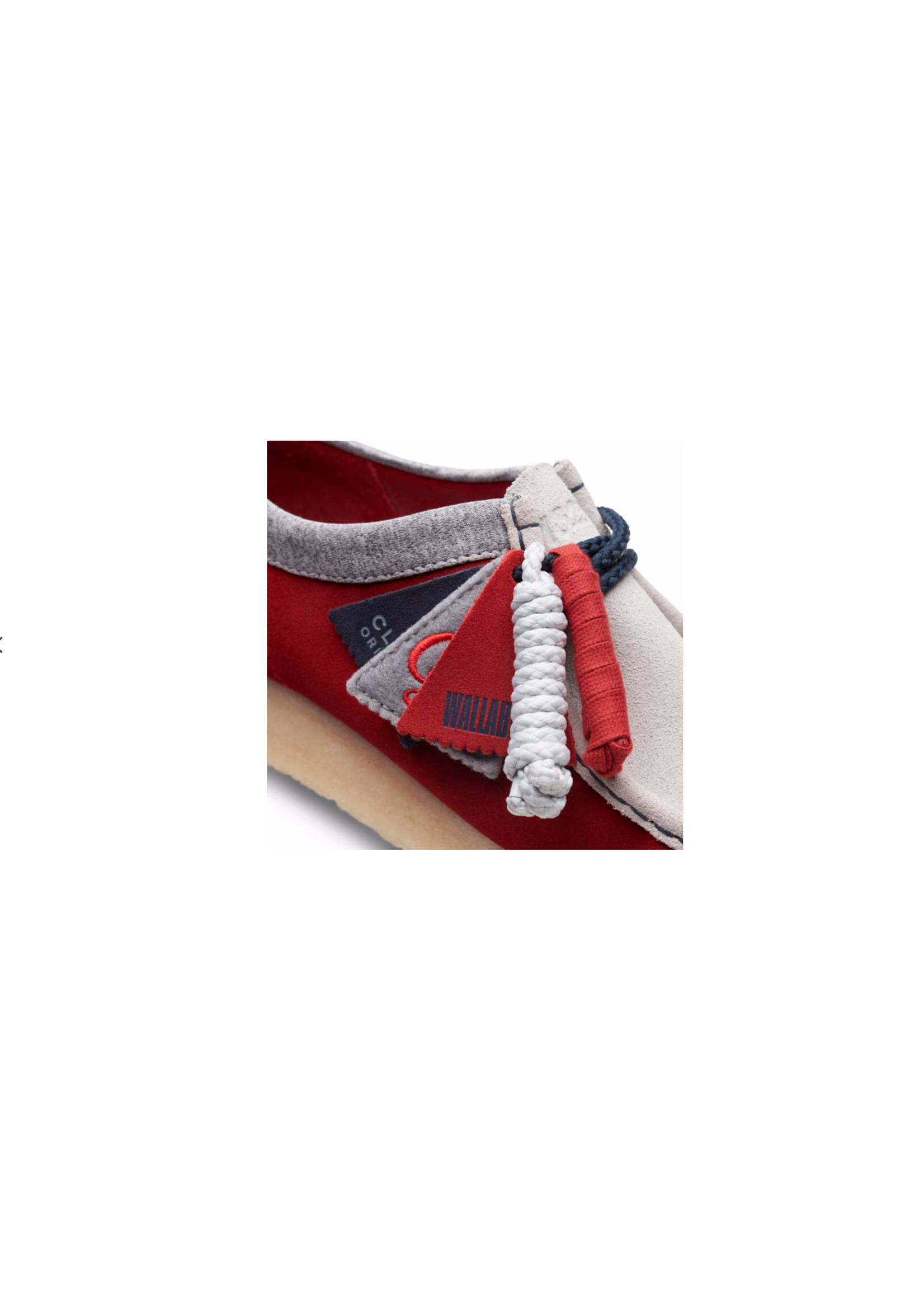 Clarks Men's Clarks Originals Wallabee VCY Red Combi Suede