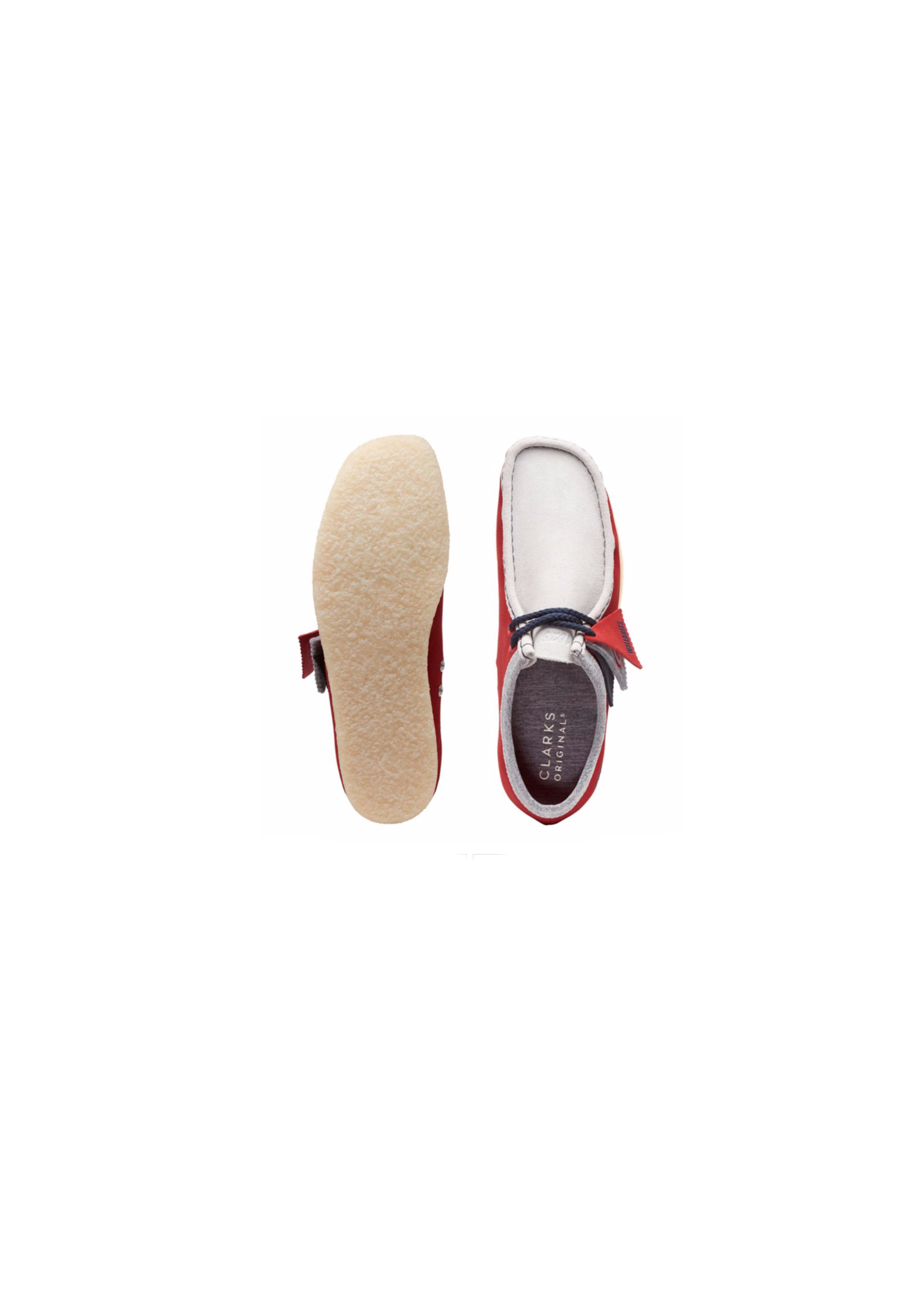 Clarks Men's Clarks Originals Wallabee VCY Red Combi Suede