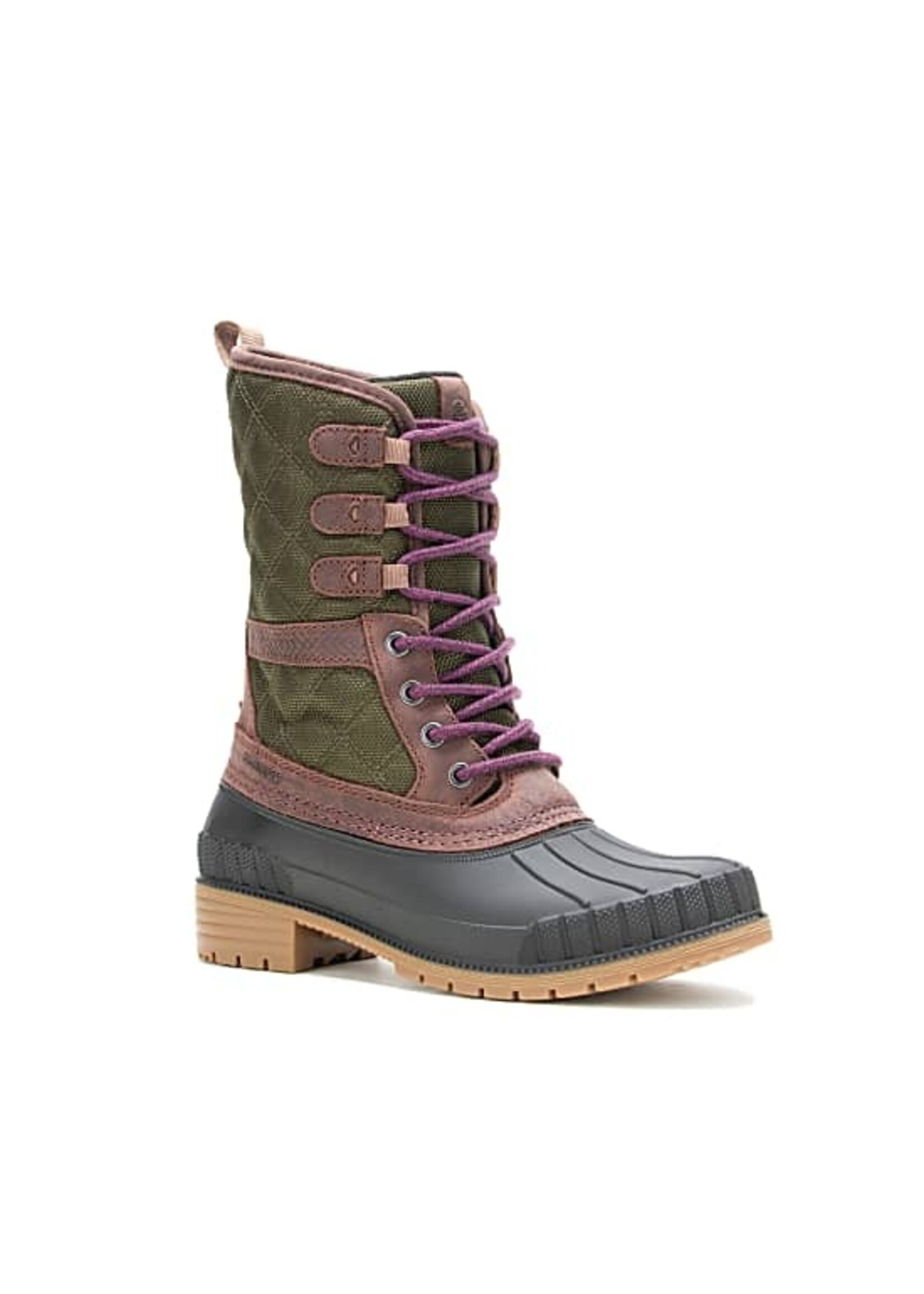 the Kamik Store Waterproof Insulated  Womens Winter Boot Sienna 3 Dark Olive