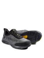 Terra Men's CSA Approved  Terra Lites Low Nano Composite Toe Athletic Safety Work Shoe Black/Grey