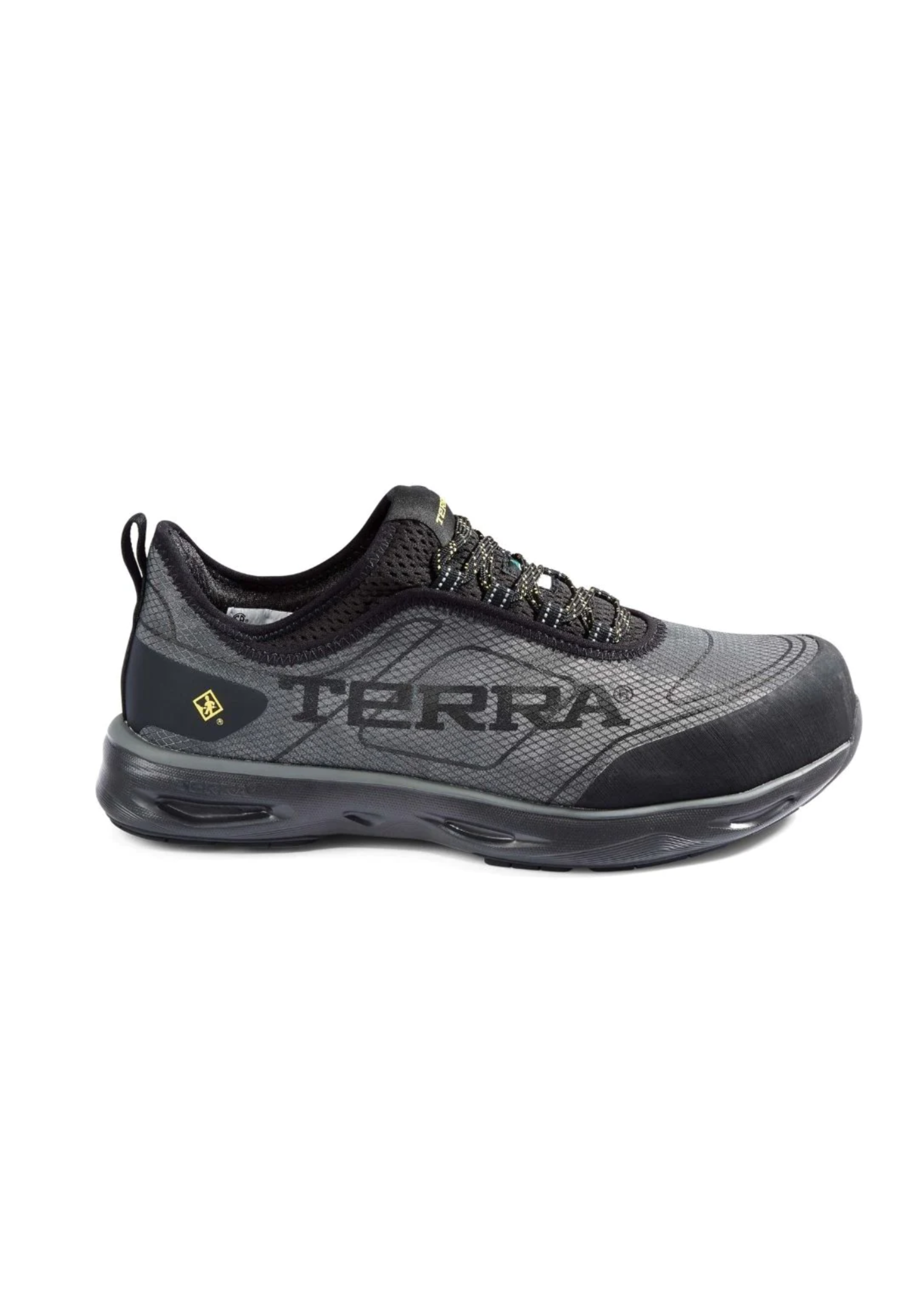 Terra Men's CSA Approved  Terra Lites Low Nano Composite Toe Athletic Safety Work Shoe Black/Grey