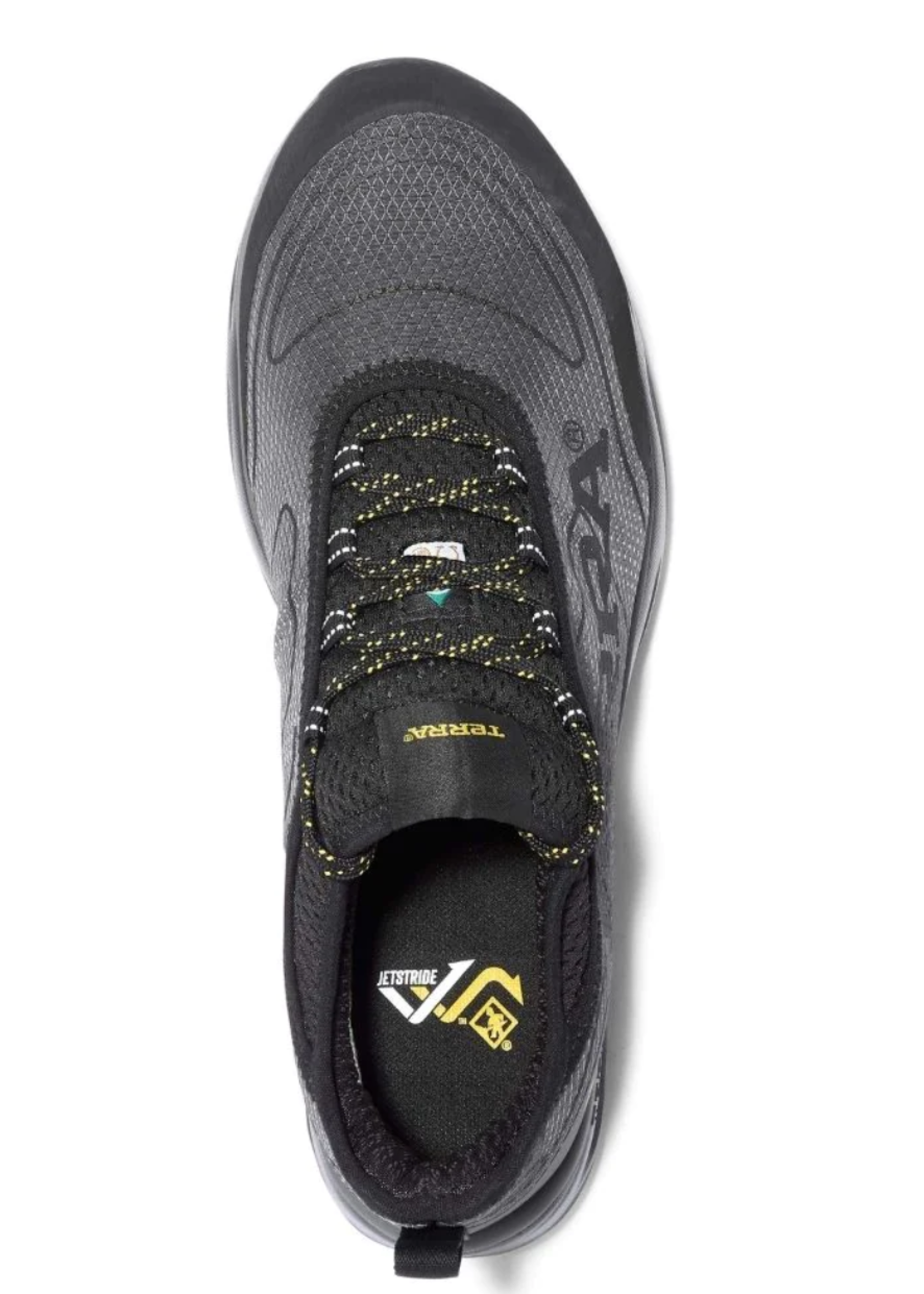 Terra Men's CSA Approved  Terra Lites Low Nano Composite Toe Athletic Safety Work Shoe Black/Grey