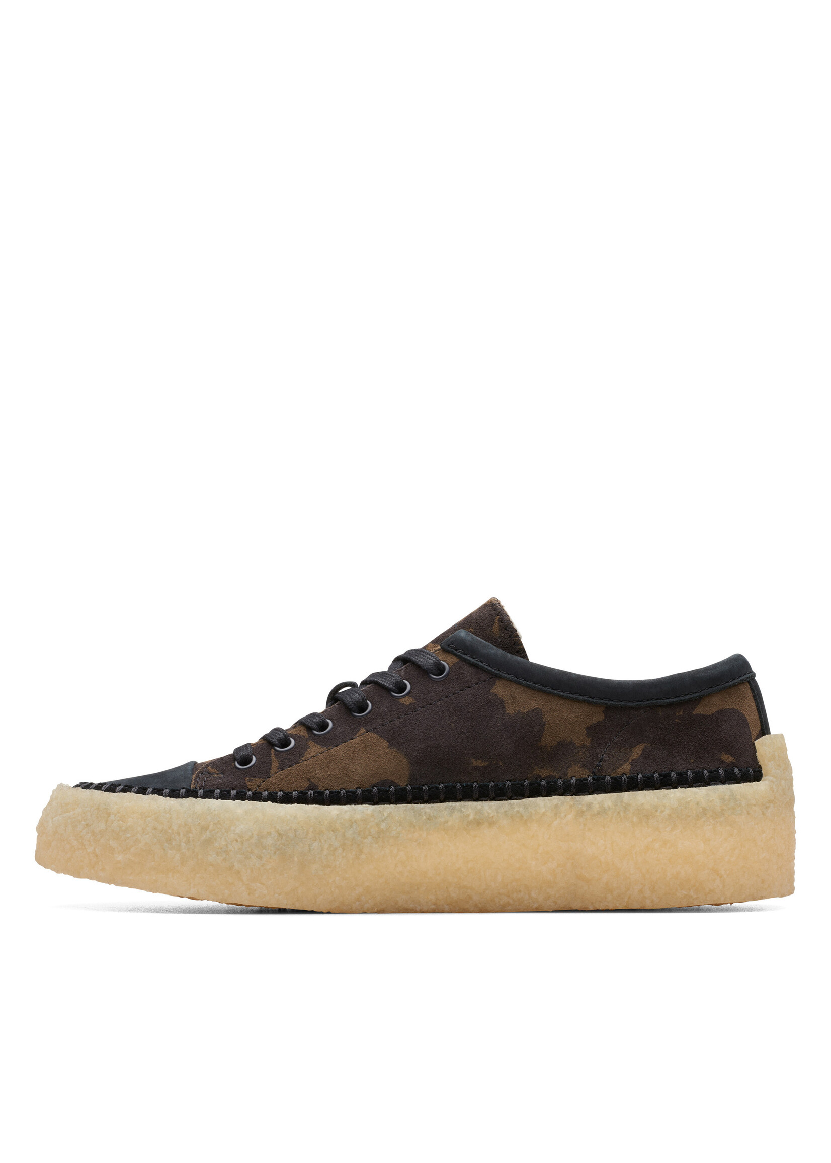 Clarks Mens Originals Caravan Low Black/Khaki Floral | 26174026
