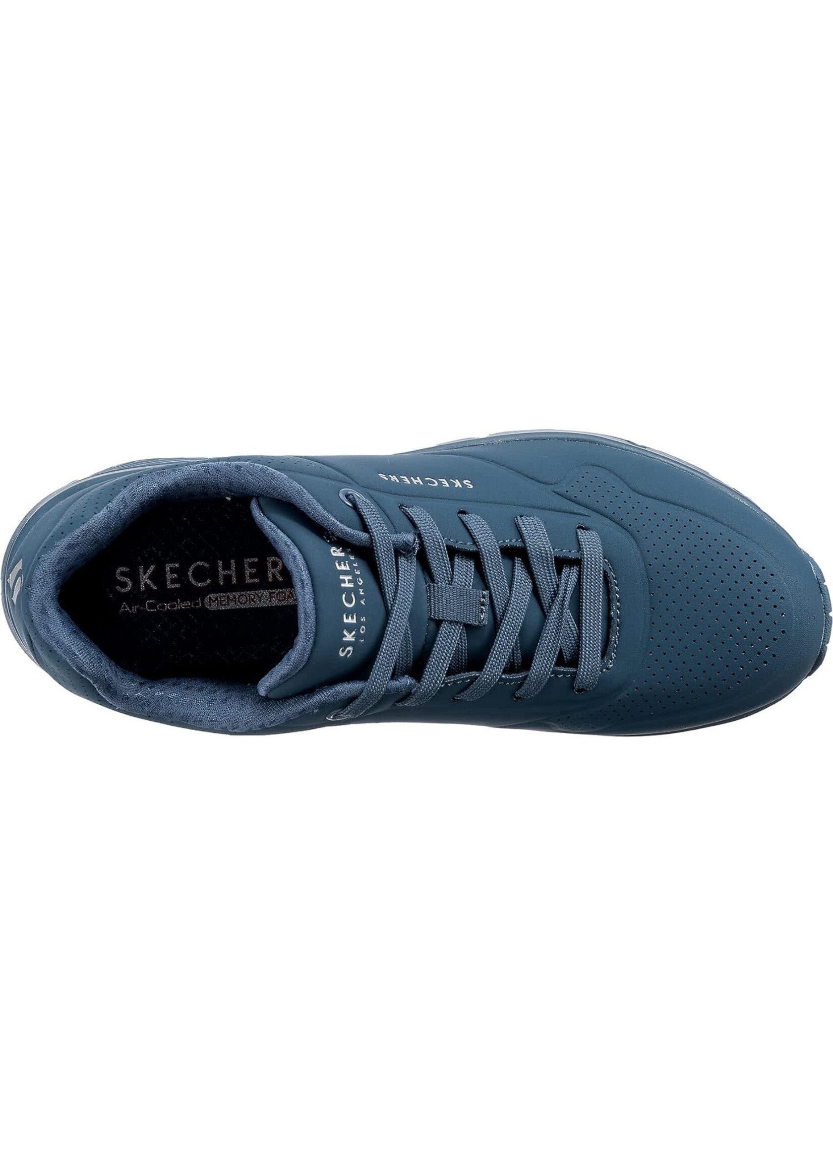 Skechers Women's Uno -Stand on Air Sneaker, Uno-Stand On Air 73690-Blue