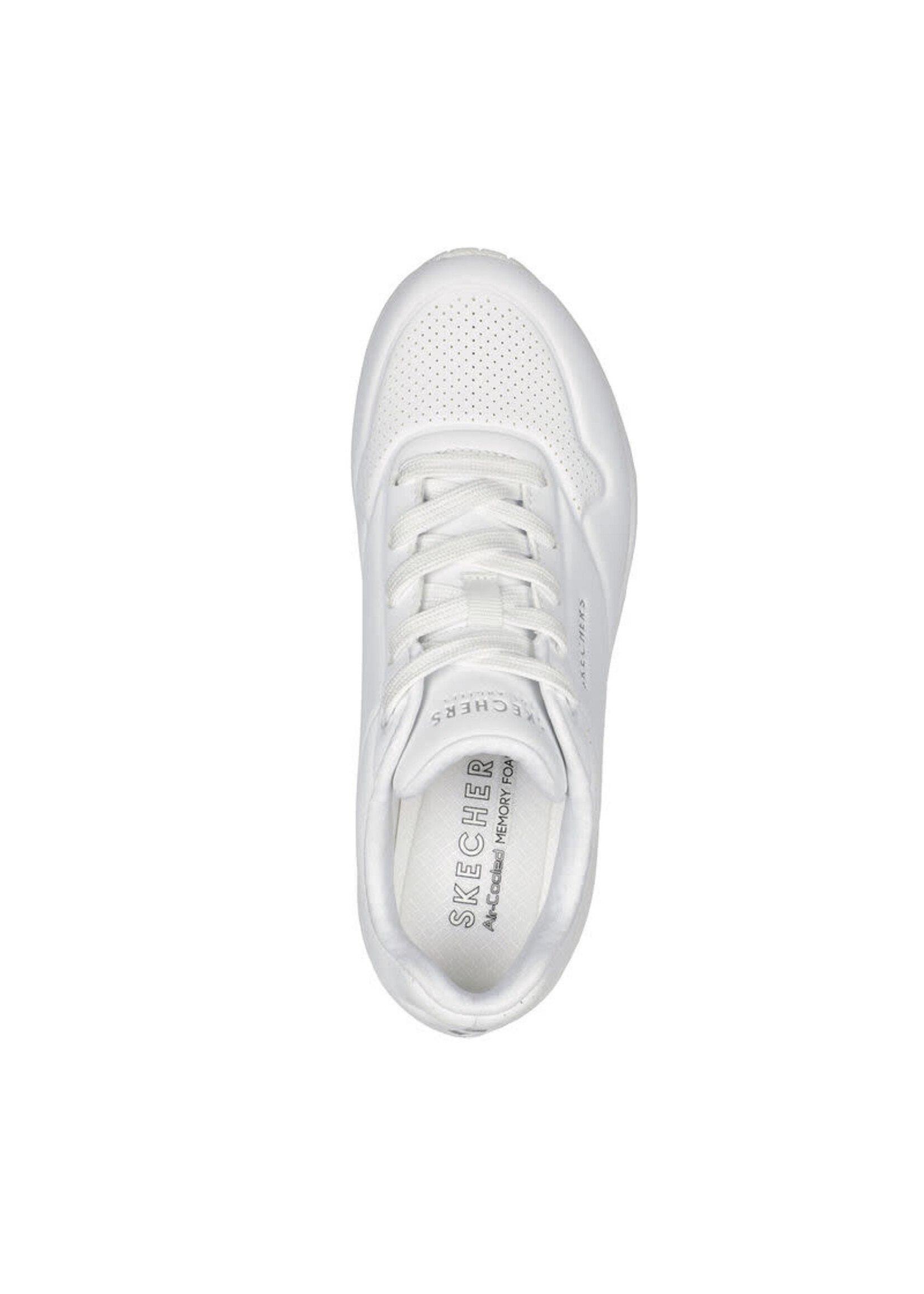 Skechers Women's Uno Stand on Air White 73690/W Sole & Full White