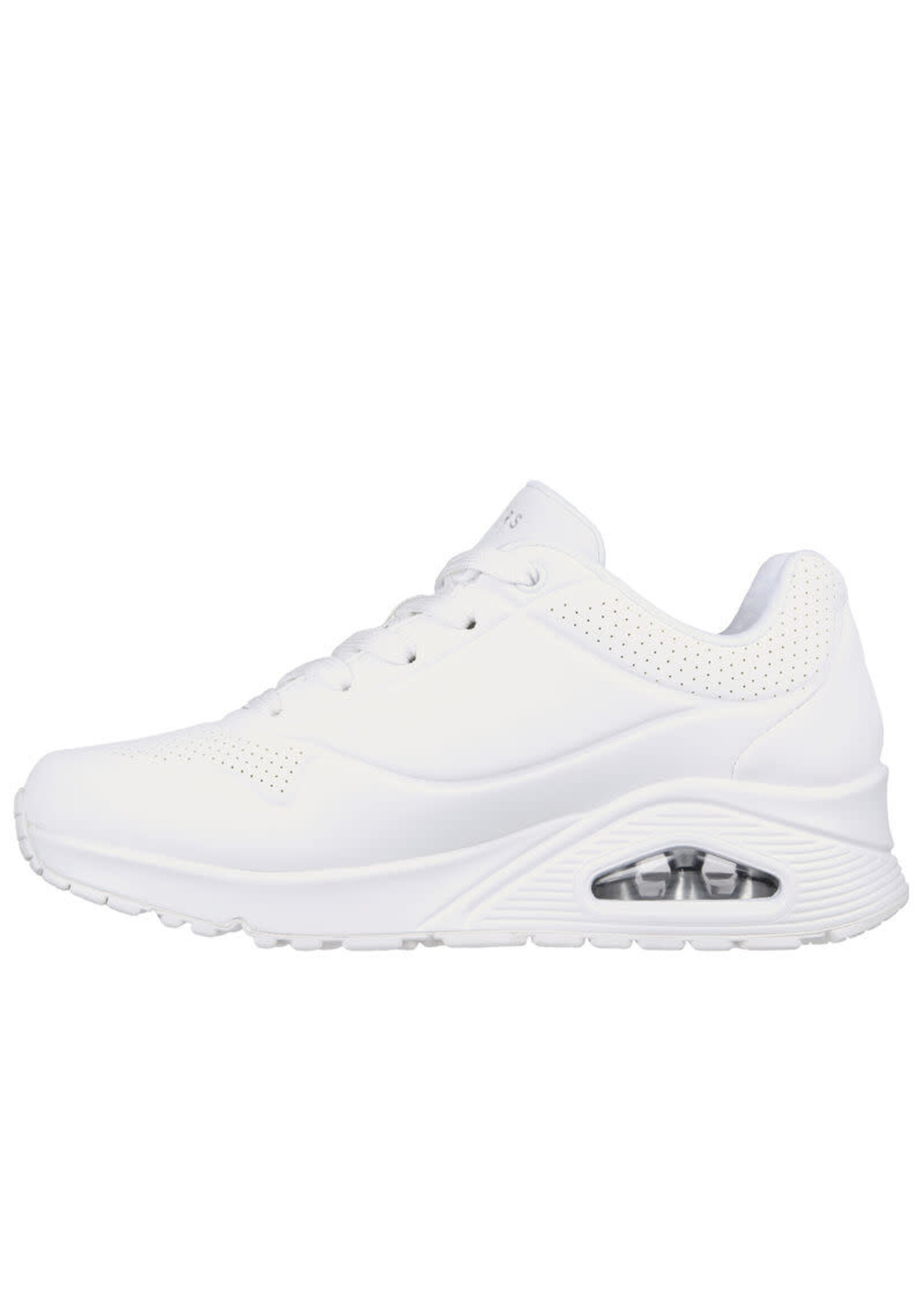 Skechers Women's Uno Stand on Air White 73690/W Sole & Full White