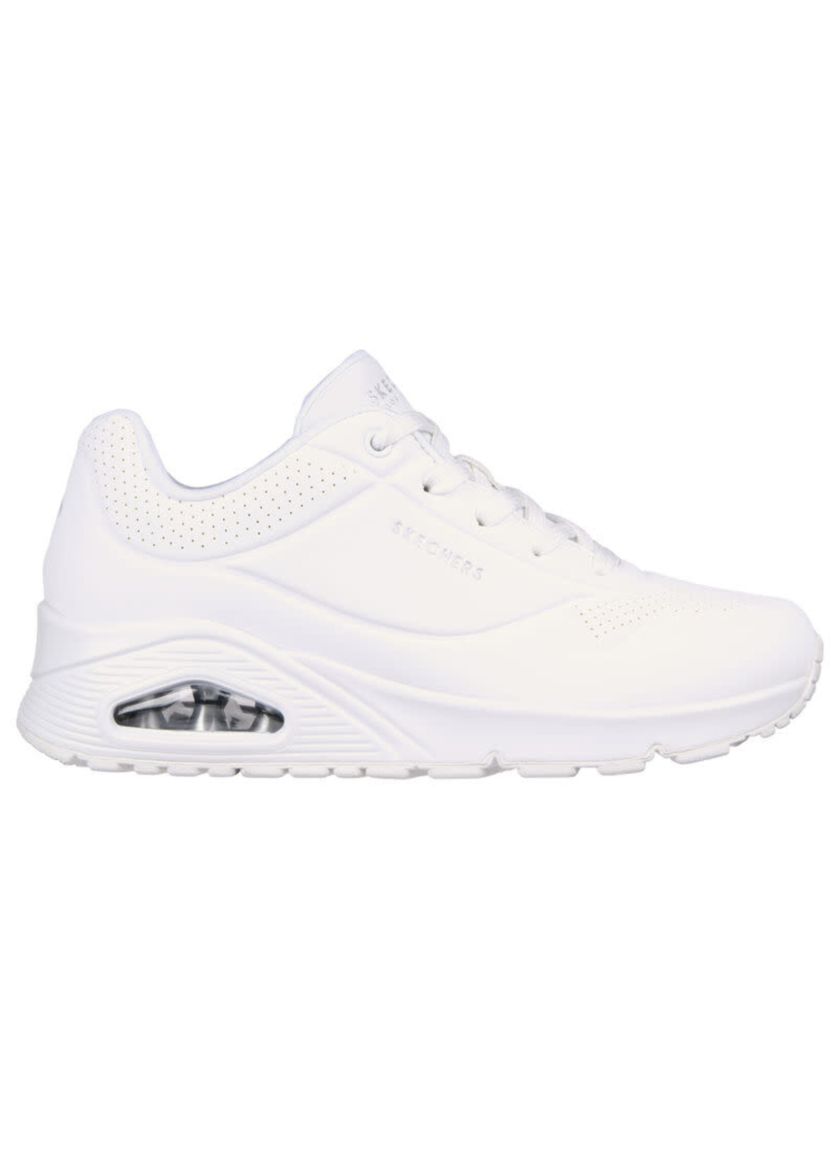 Skechers Women's Uno Stand on Air White 73690/W Sole & Full White