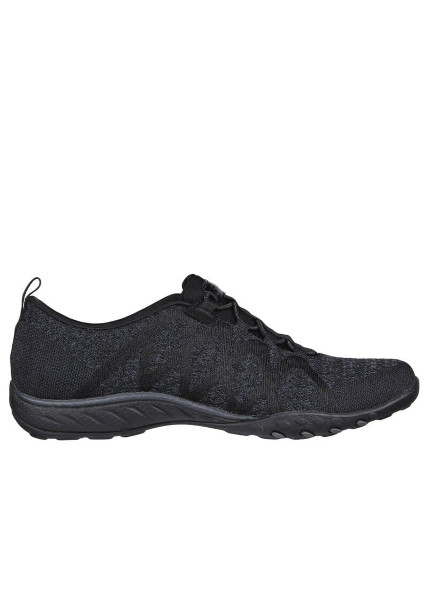 Skechers Women's Breathe Easy Infi-Knity Fashion Sneaker Black Wide Fit 100301W/BLK