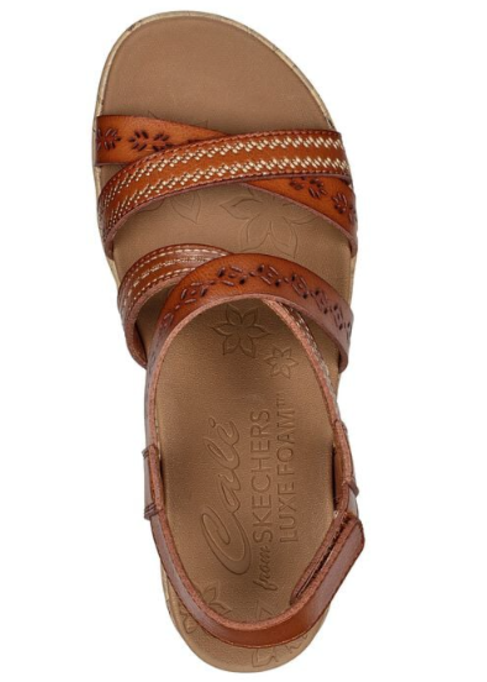 Skechers Women's Beverlee - Delicate Glow- Light Brown LUGGAGE