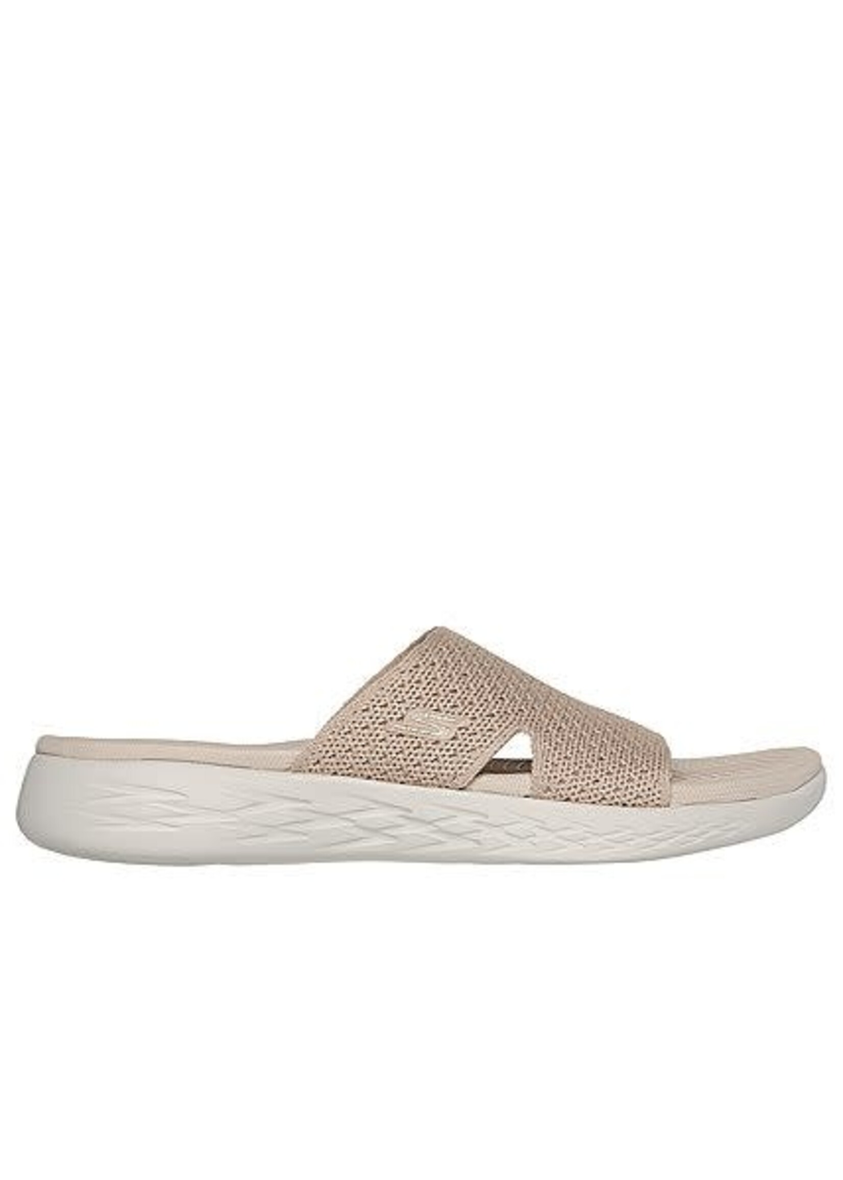 Skechers Women's On the Go 600 Sandal -Adore Natural Beige