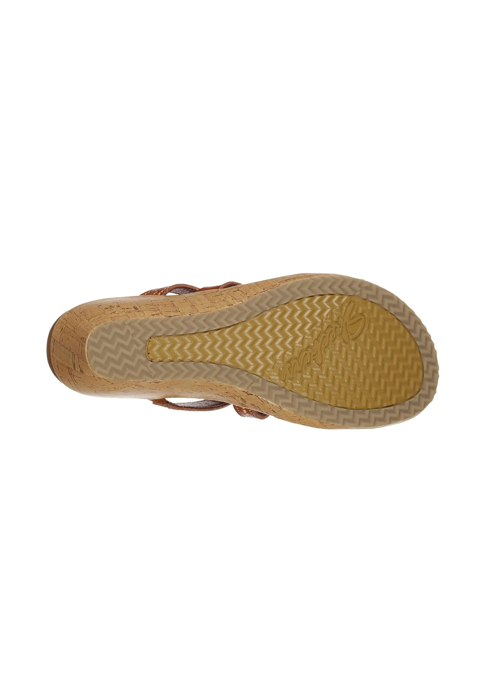 Skechers Womens  Wedge Beverlee Tiger Posse Luggage Brown 31714/LUG