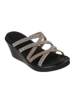 Skechers Womens Wedge Rumble on Night Out 119149/TPE Taupe Beige