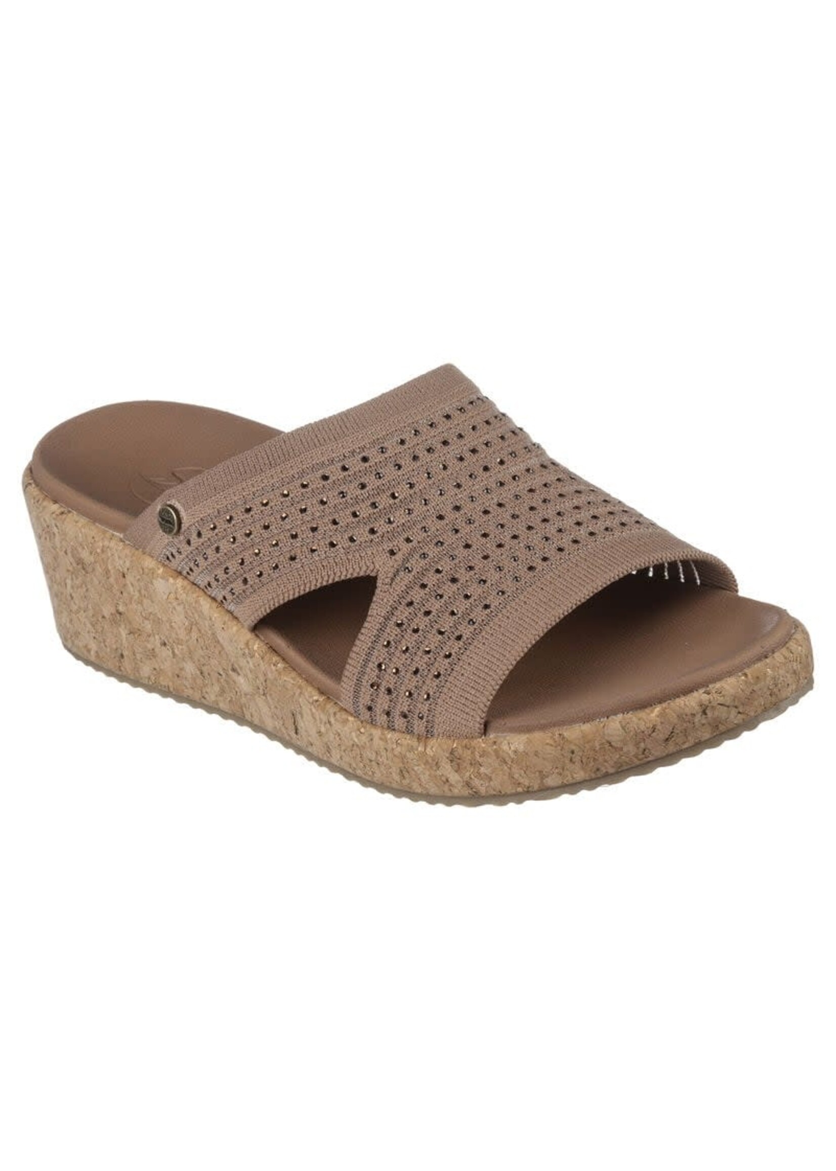 Skechers Womens Arch Fit Wedge Beverlee Sweet Lacey 119546/MOC Mocha Brown