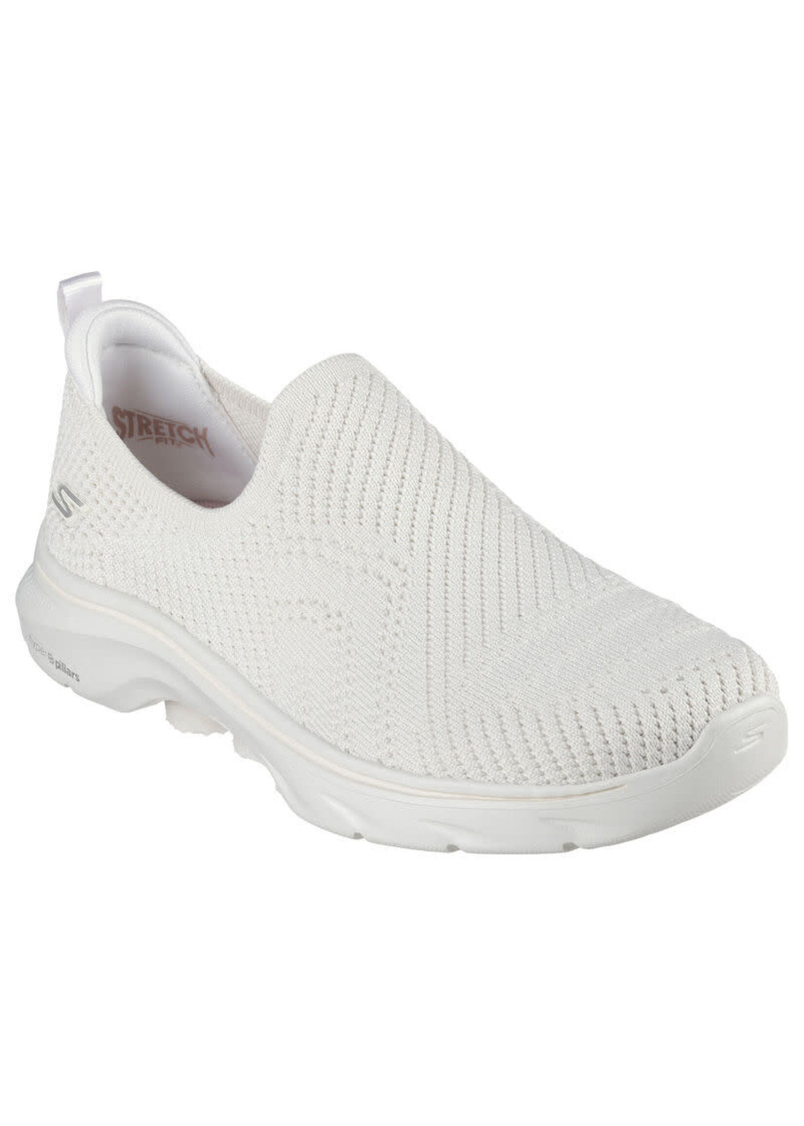 Skechers Women's Go Walk 7 Amina 125204/OWHT Off White Machine washable