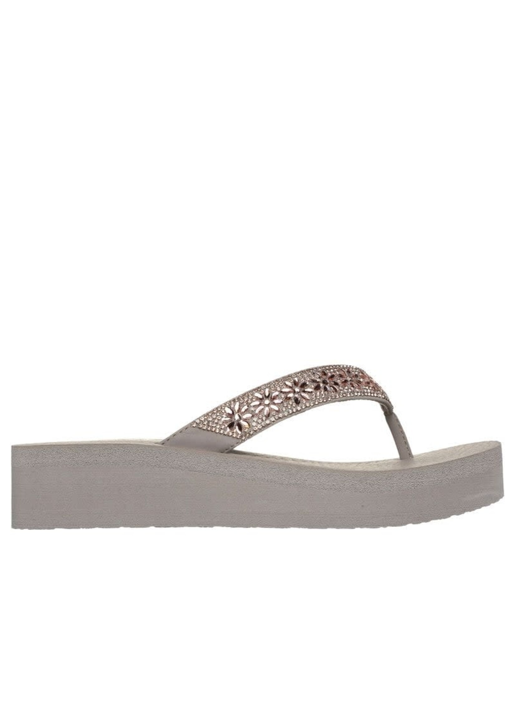 Skechers Womens Vinyasa Wild Daisies 119638 /TPE Taupe Beige