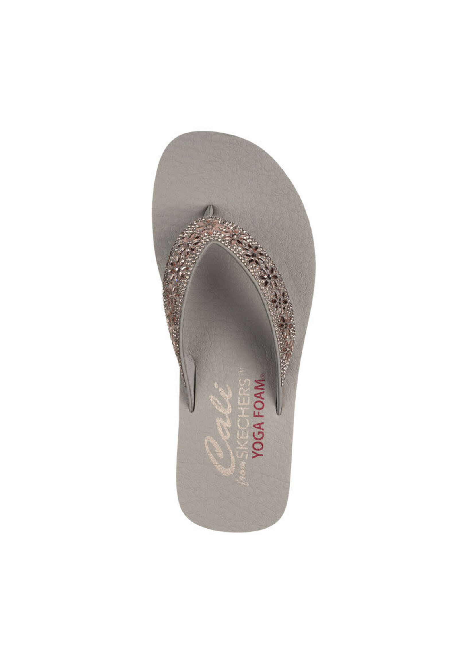 Skechers Womens Vinyasa Wild Daisies 119638 /TPE Taupe Beige