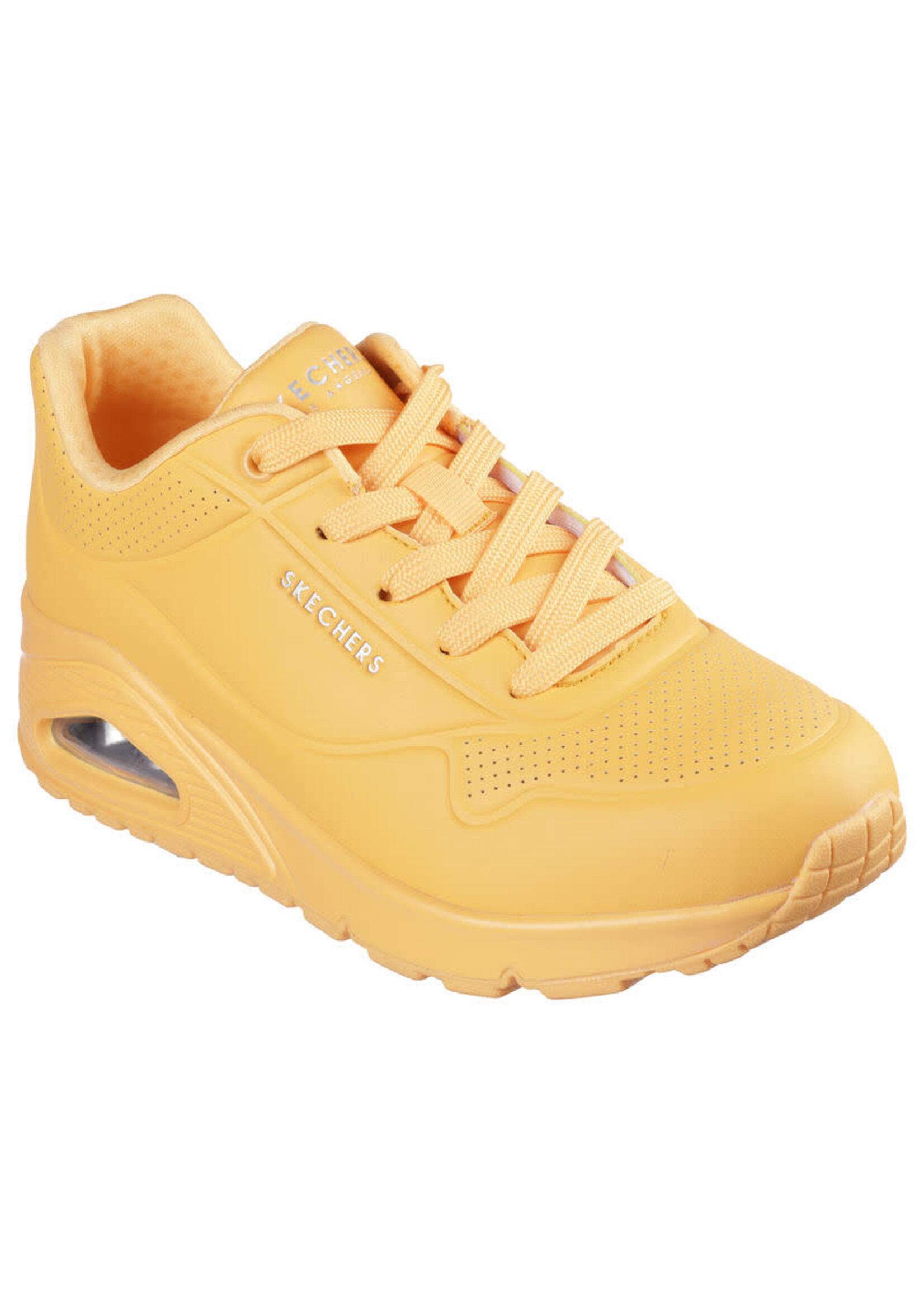 Skechers Women's Uno -Stand on Air Sneaker, Uno-Stand On Air 73690/ORG-Orange