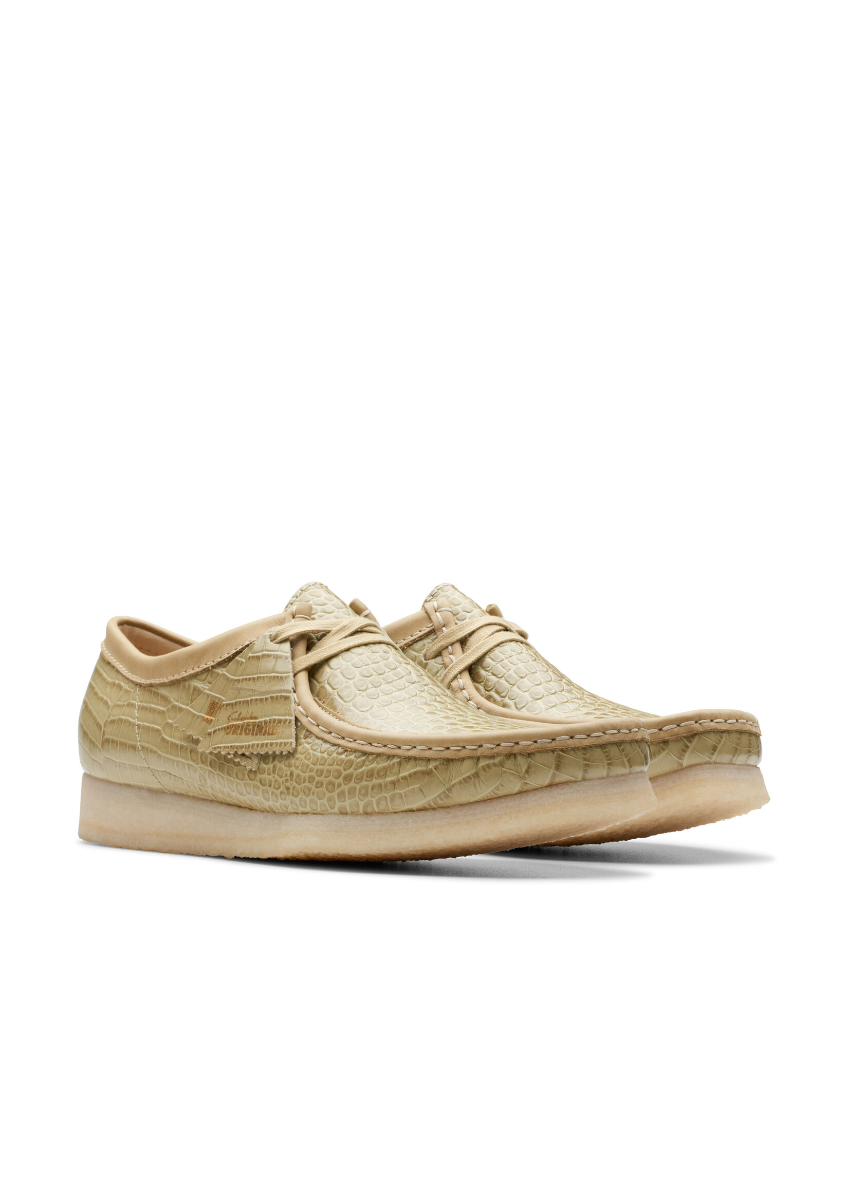 Clarks Men's Originals Wallabee Maple Croc | 26176572