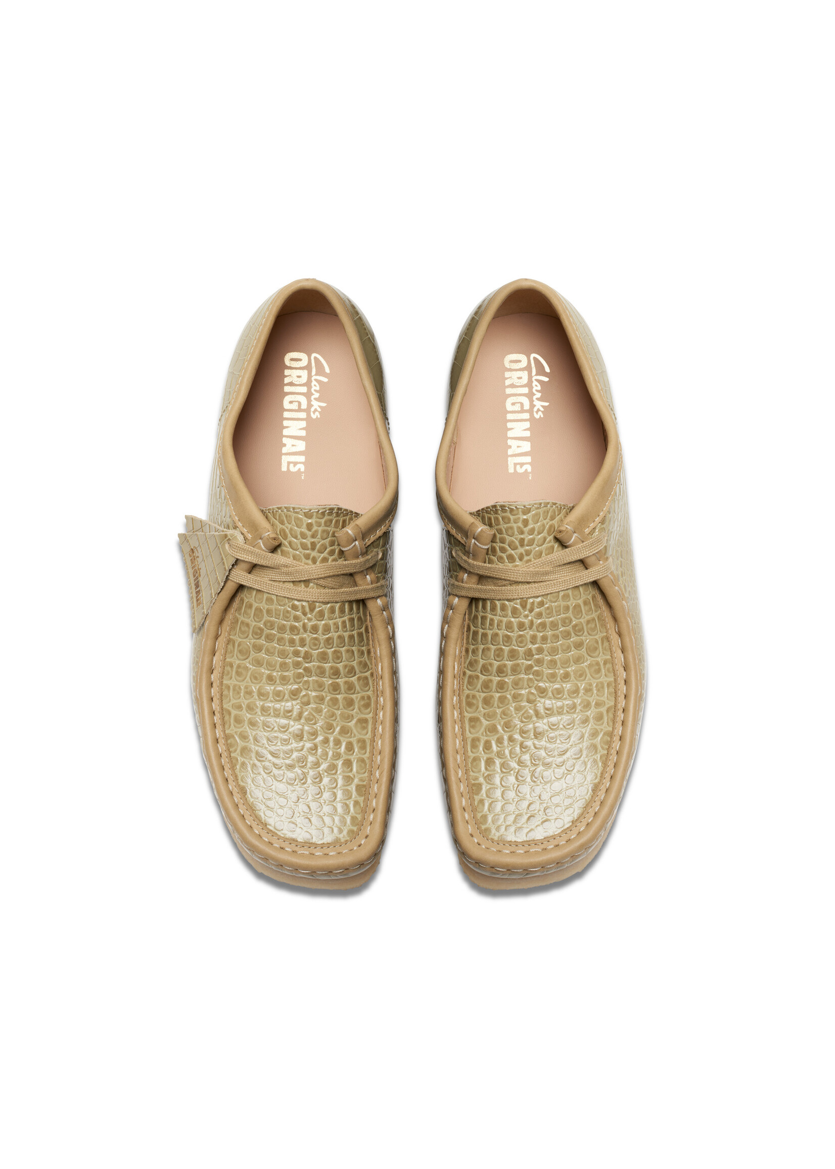 高級感 Originals Men's Clarks Wallabee SHOE - 26176572 | Croc Maple 靴