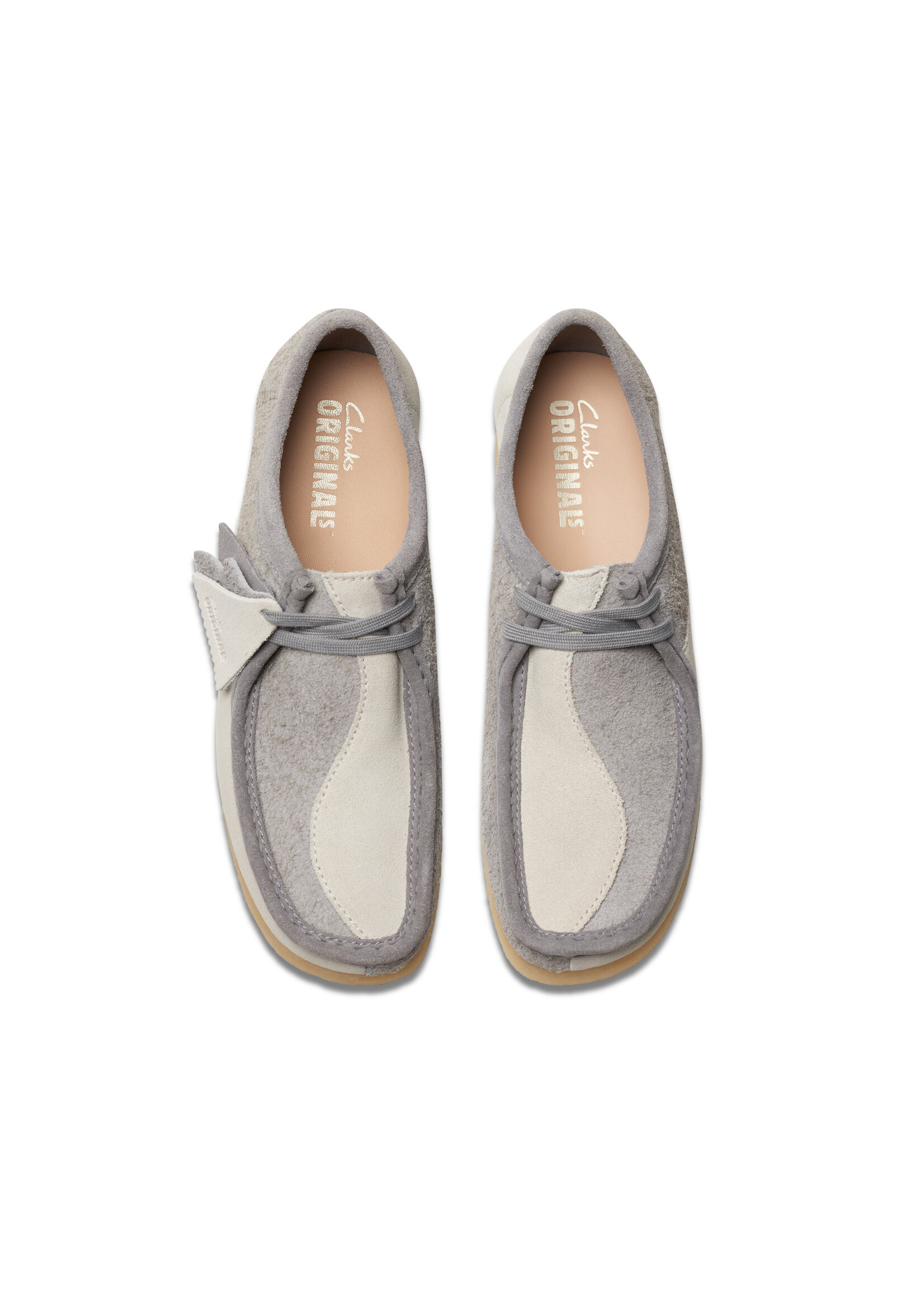 Clarks Men's Originals Wallabee Grey/Off White | 26176525