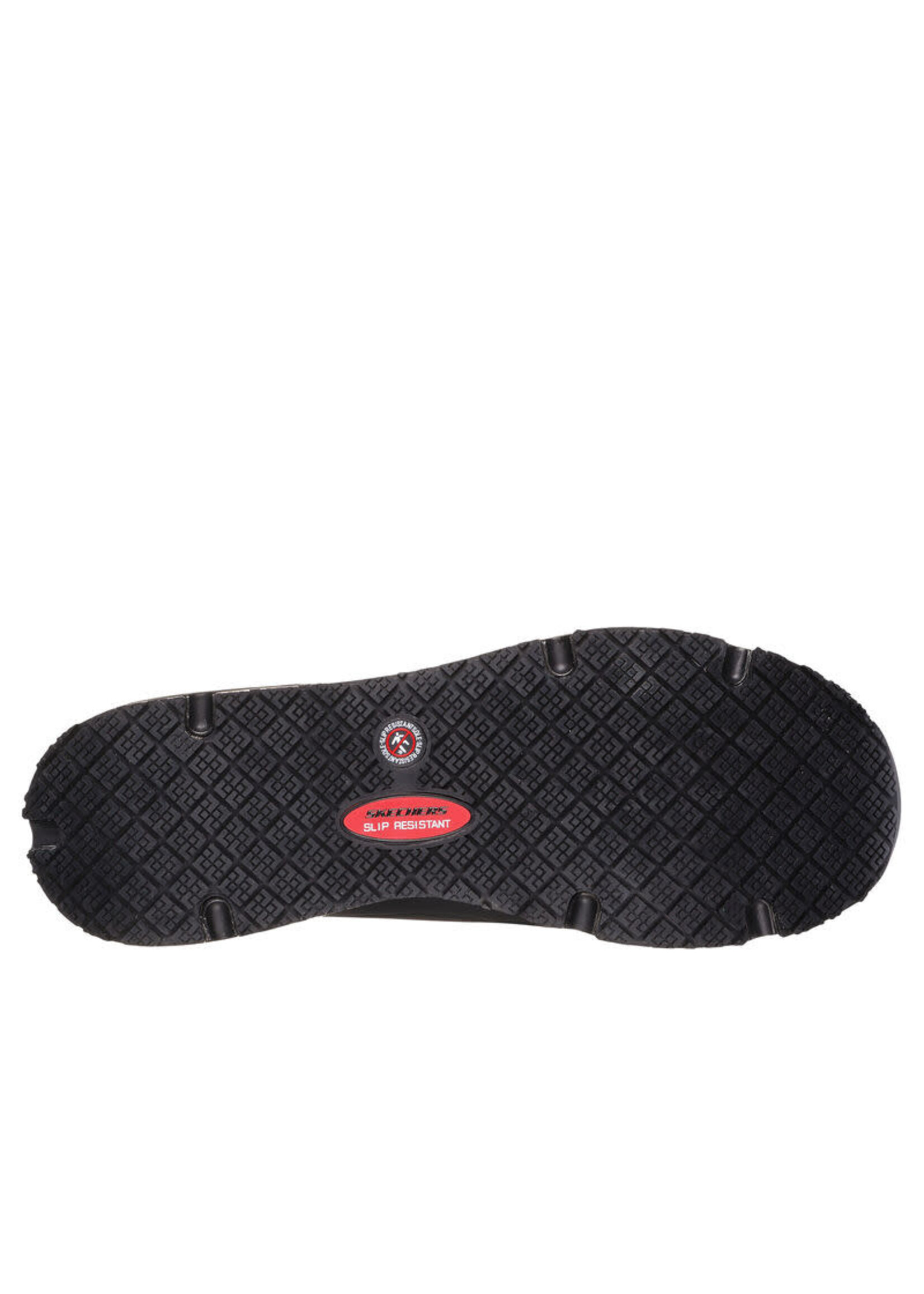 Skechers Women's Slip Resistant Uno SR Work Relaxed Fit 108021/BLK Black
