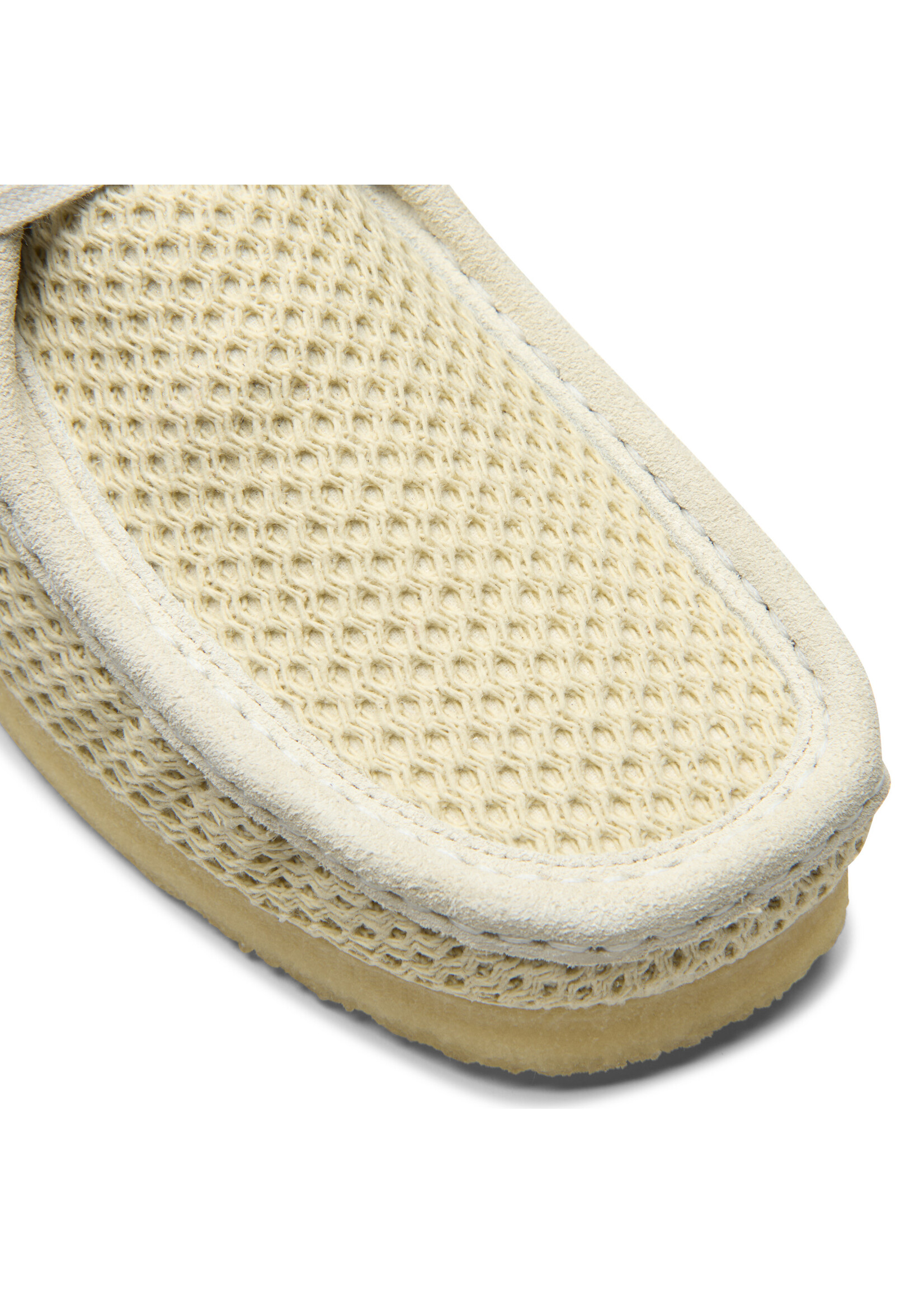 Clarks Men's Originals Wallabee Off White Mesh  | 26175849