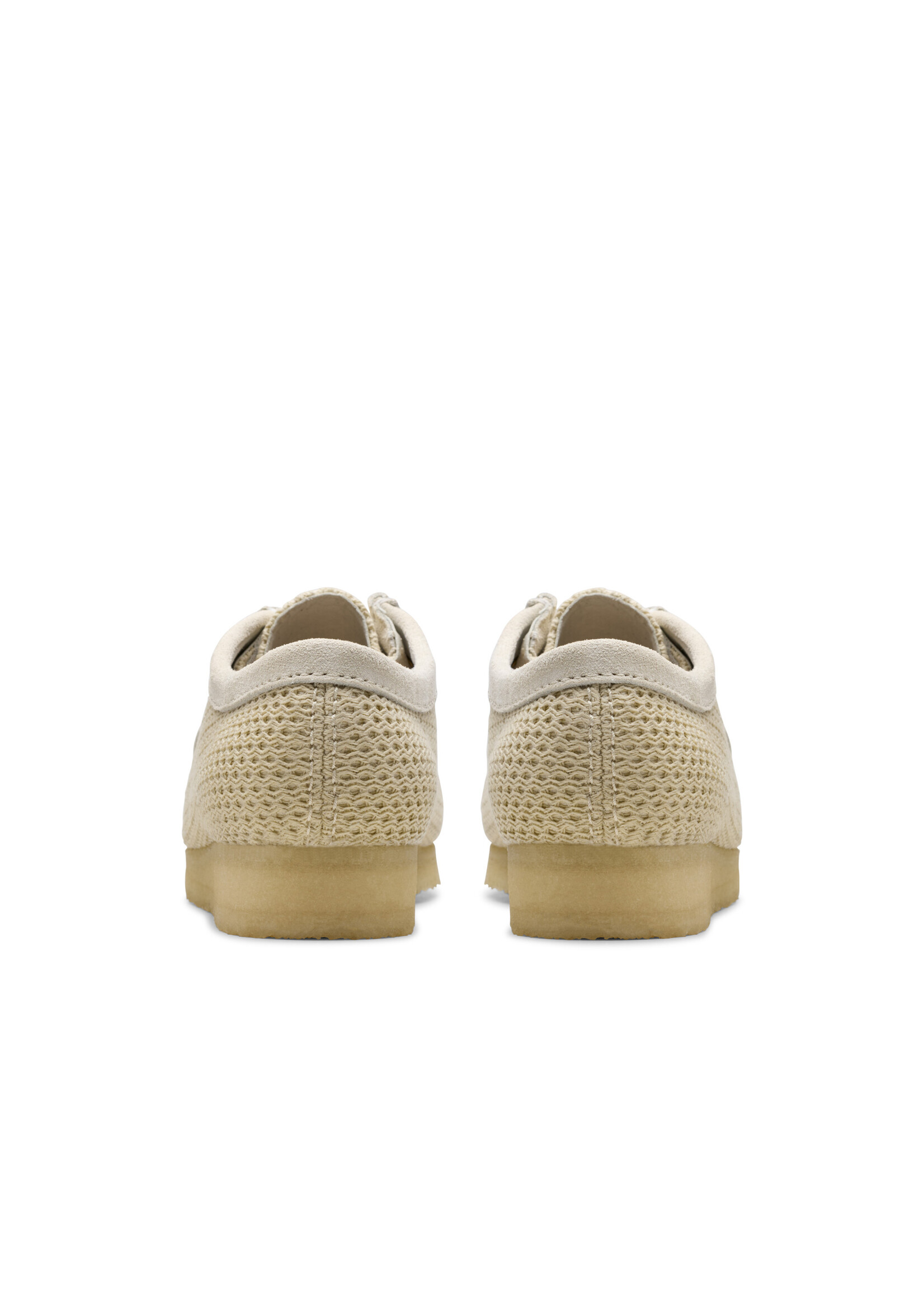 Clarks Men's Originals Wallabee Off White Mesh  | 26175849