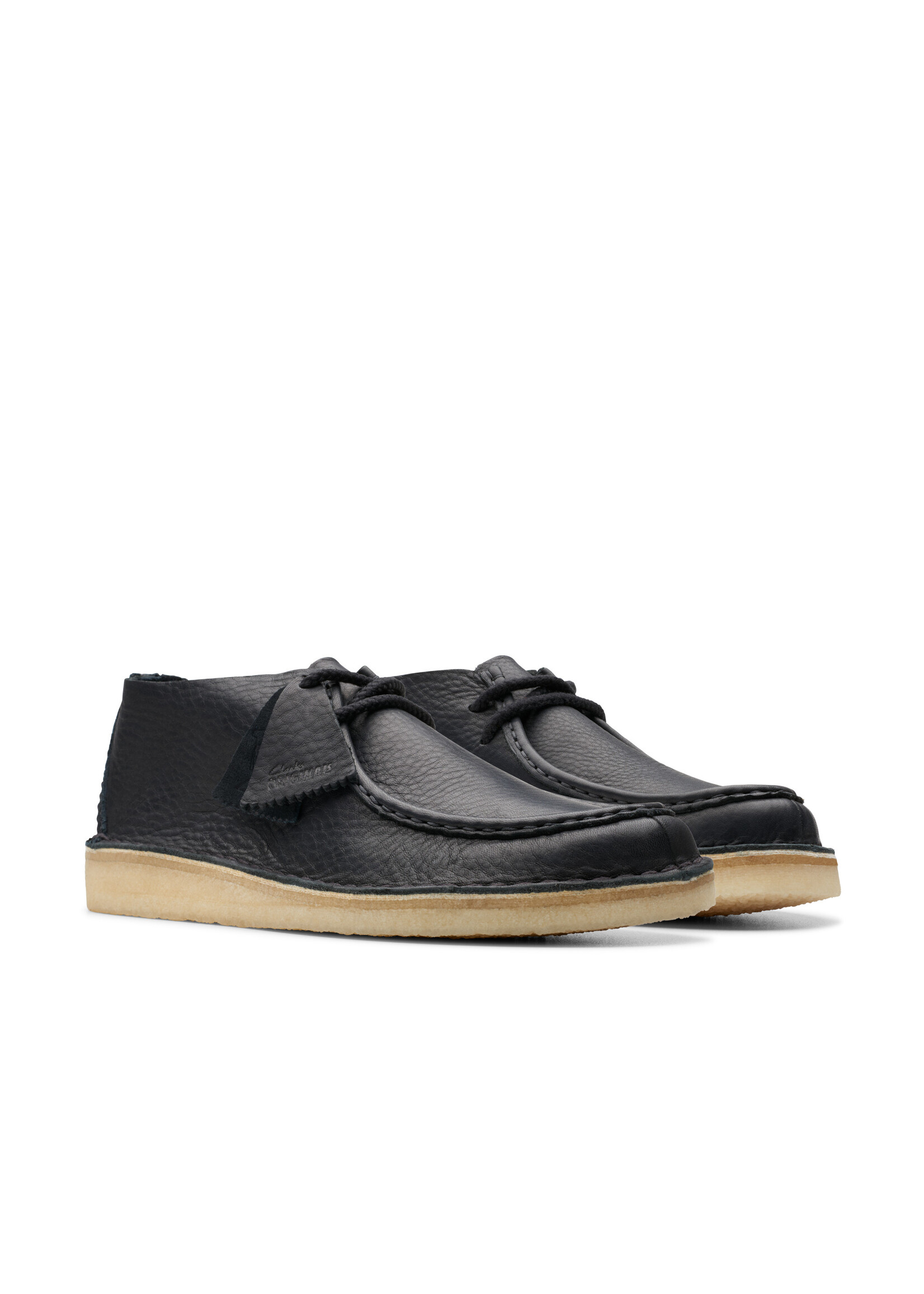 Clarks Men's Originals Desert Nomad Black Leather | 26176545