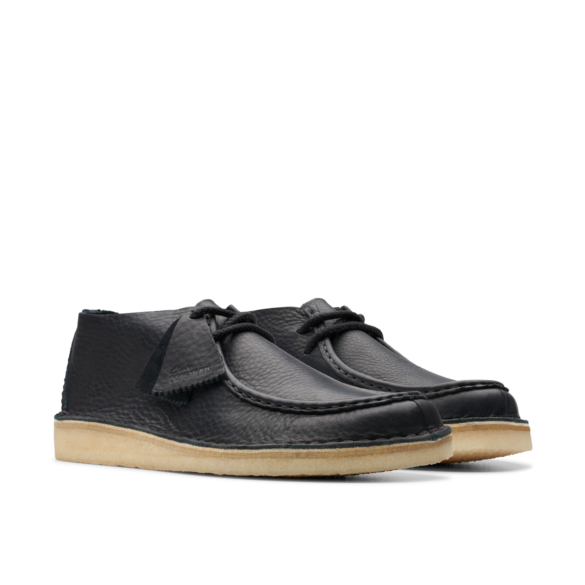 Clarks Men's Originals Desert Nomad Black Leather | 26176545