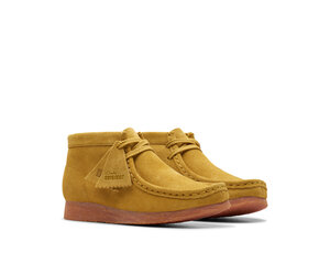 Clarks Older Boys Wallabee Boot O 26176680 Dark Green Olive Clarks Older Boys Wallabee Boot O 26176680 Dark Green Olive