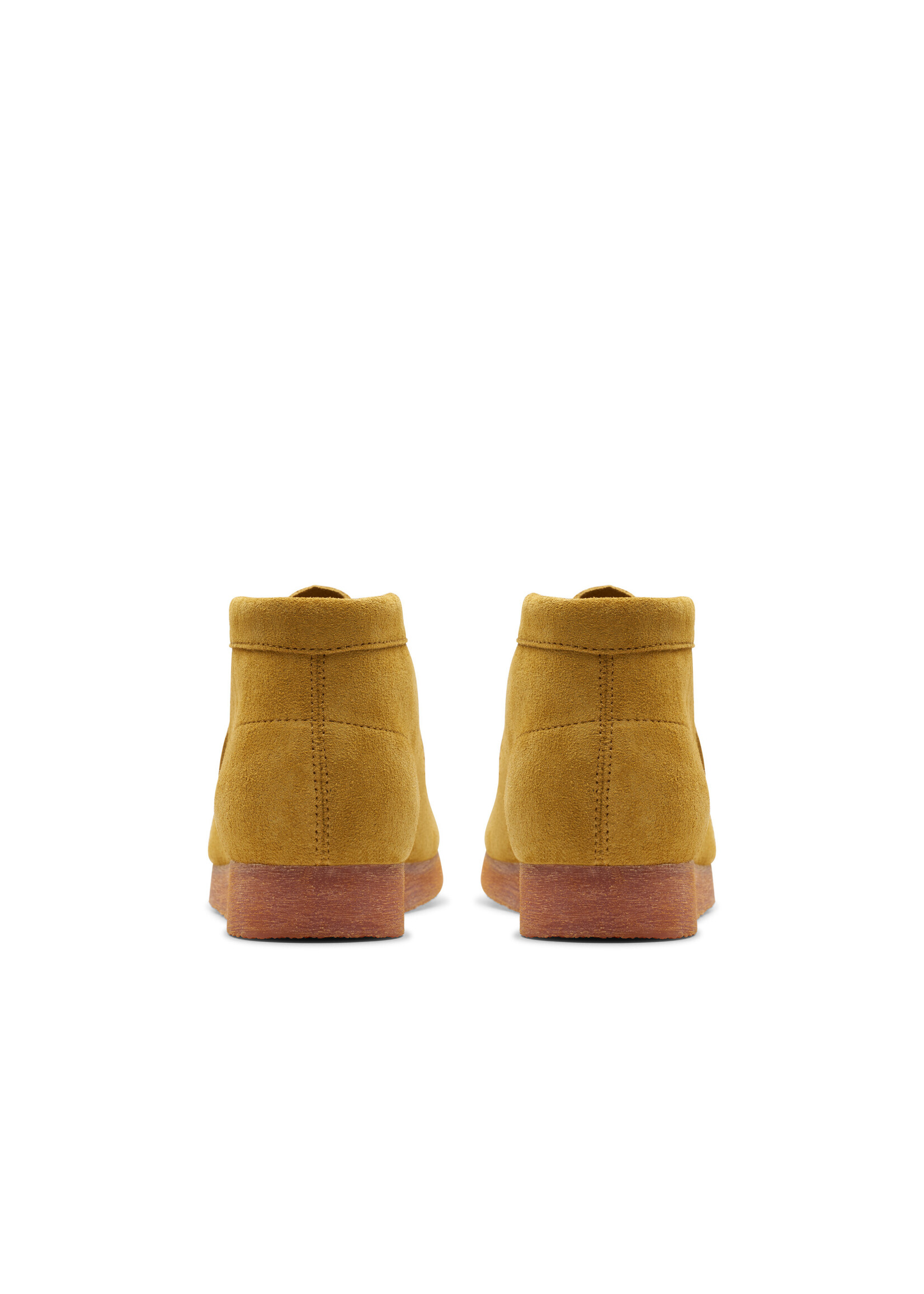 Clarks Older Boys Wallabee Boot O 26176680 Dark Green Olive