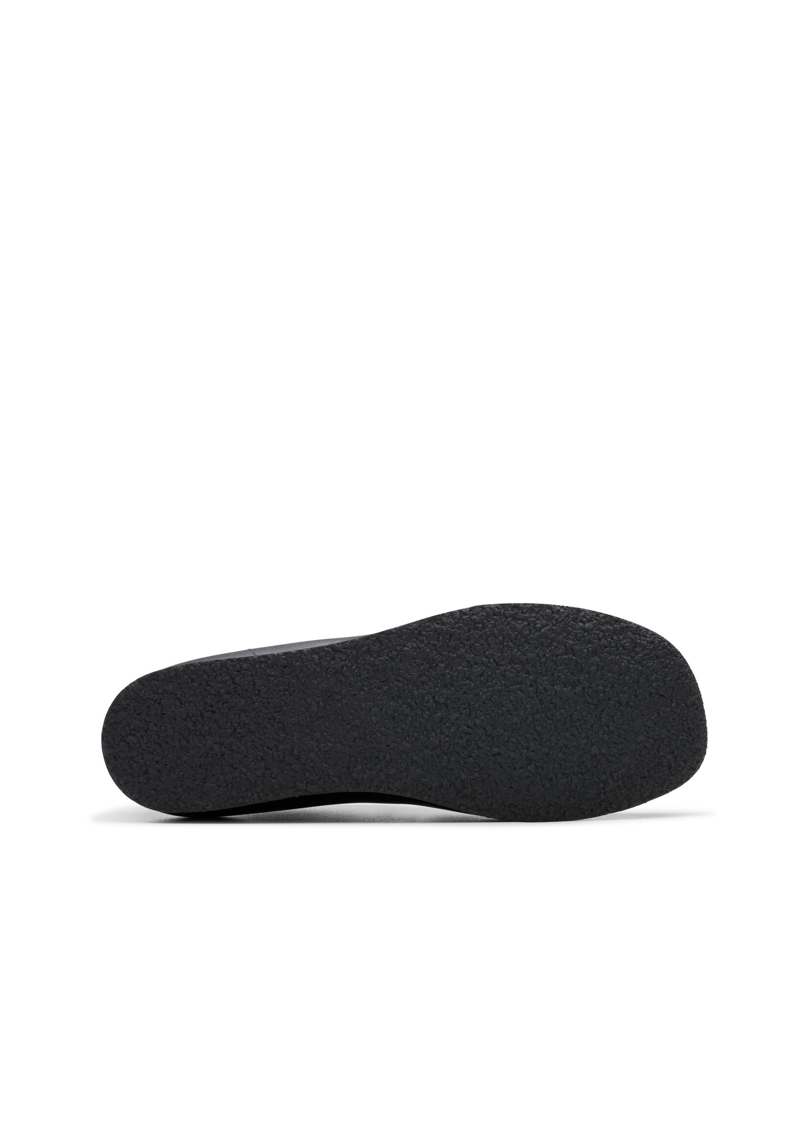 Clarks Older Boys Wallabee Boot O Black Leather 26168041 (Unisex-child)