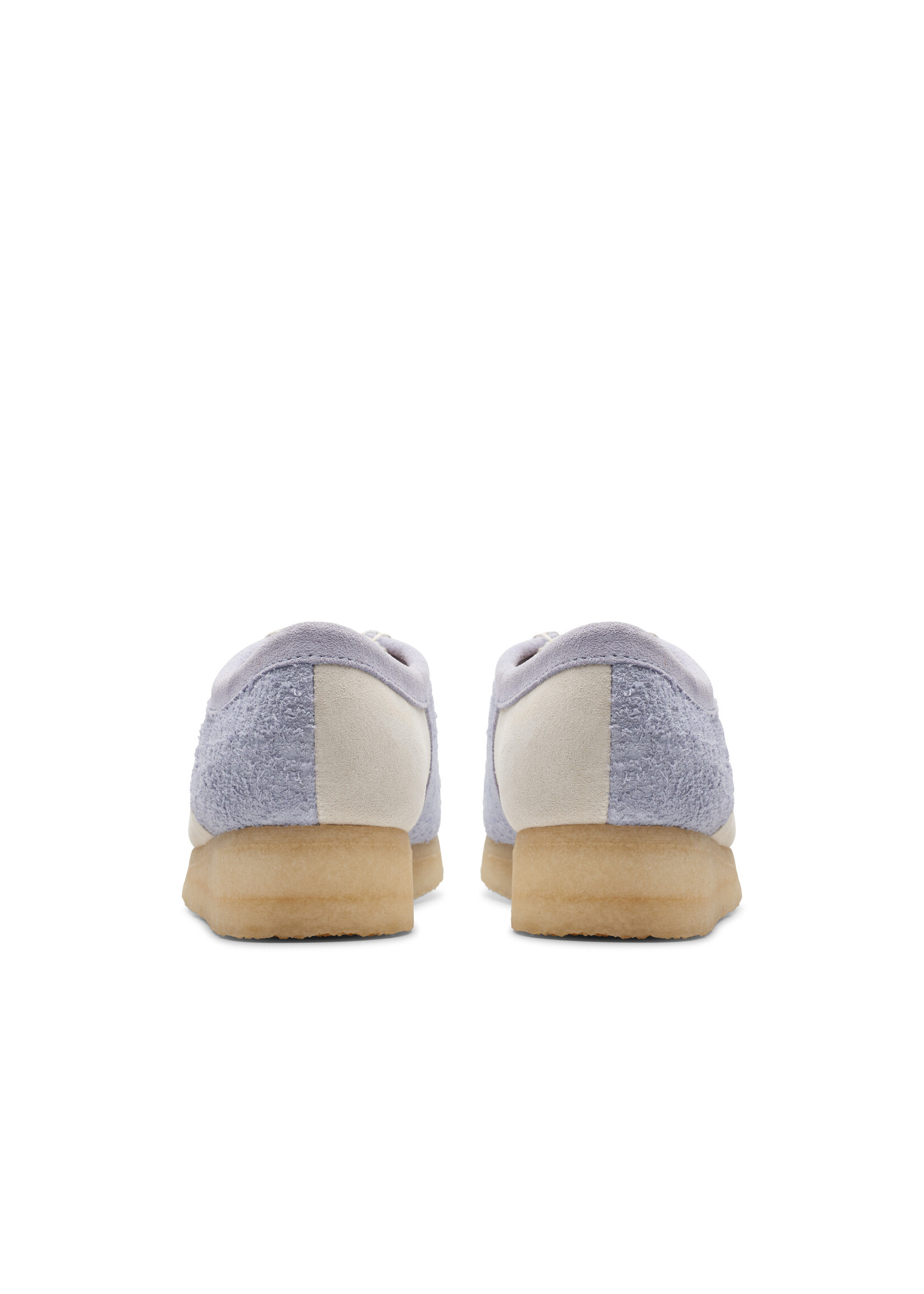 Clarks Womens Wallabee .Originals Icon Cloud Grey Combi Gray | 26176523
