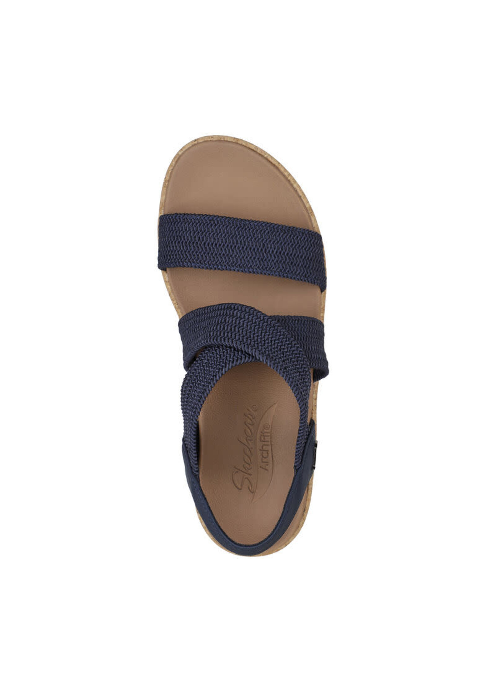 Skechers Womens Arch Fit Beverlee Love Stays Sandals 119260 Navy Blue