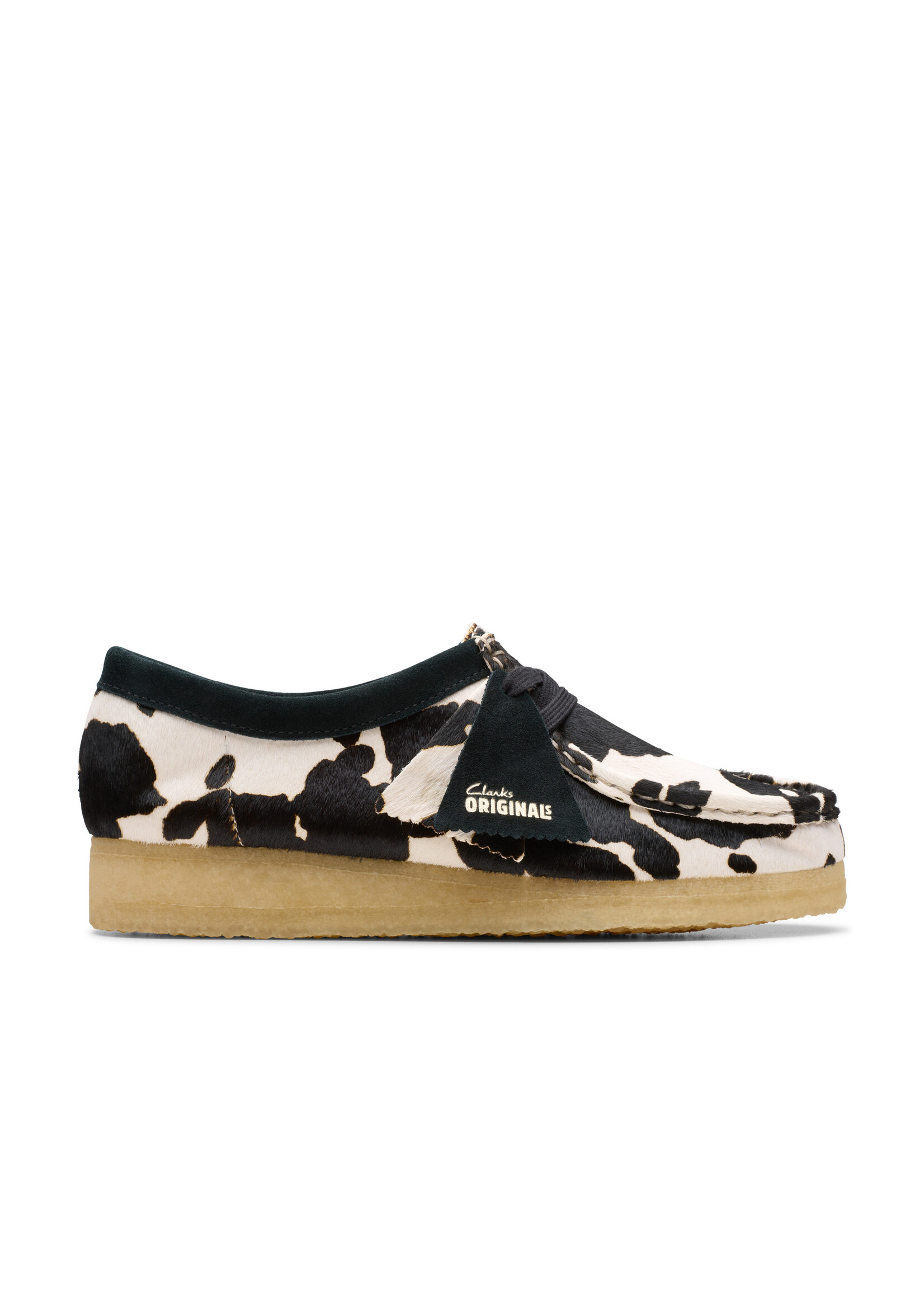 Clarks cow print deals