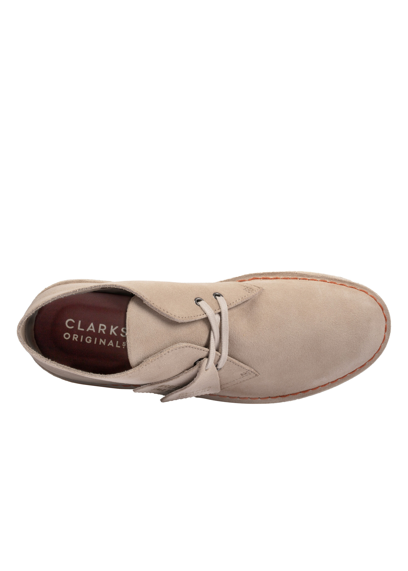 Clarks Mens Desert Boot 26155527 Sand Beige Suede