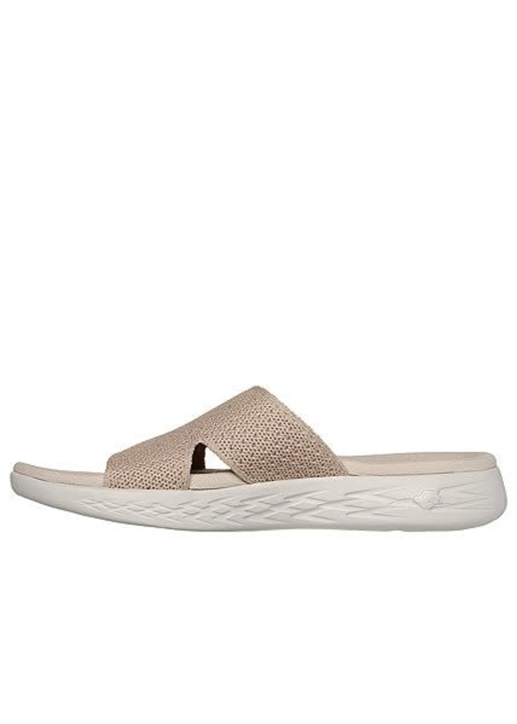 Skechers Women's On the Go 600 Sandal -Adore Natural Beige