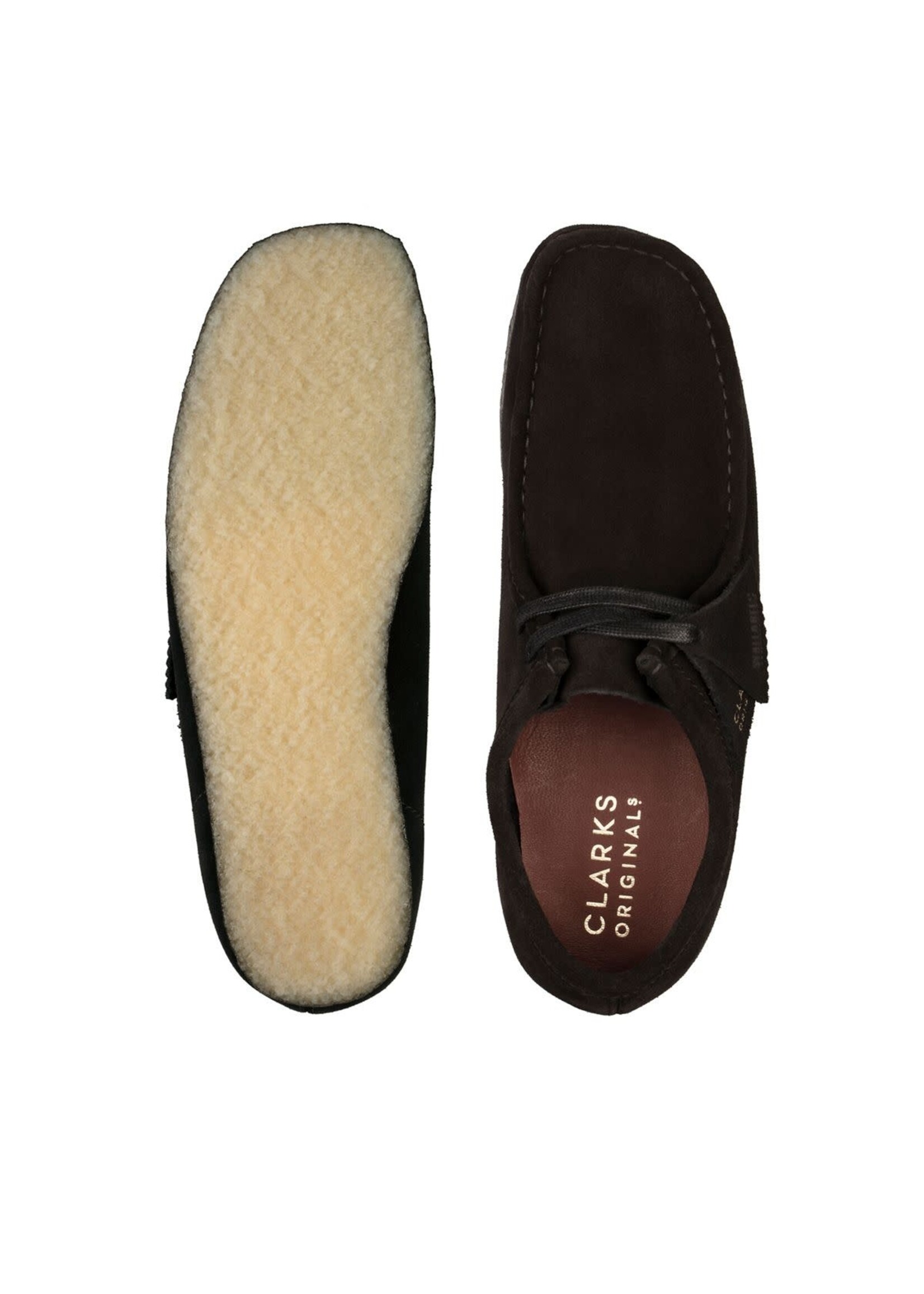 Clarks Wallabee Black Sde
