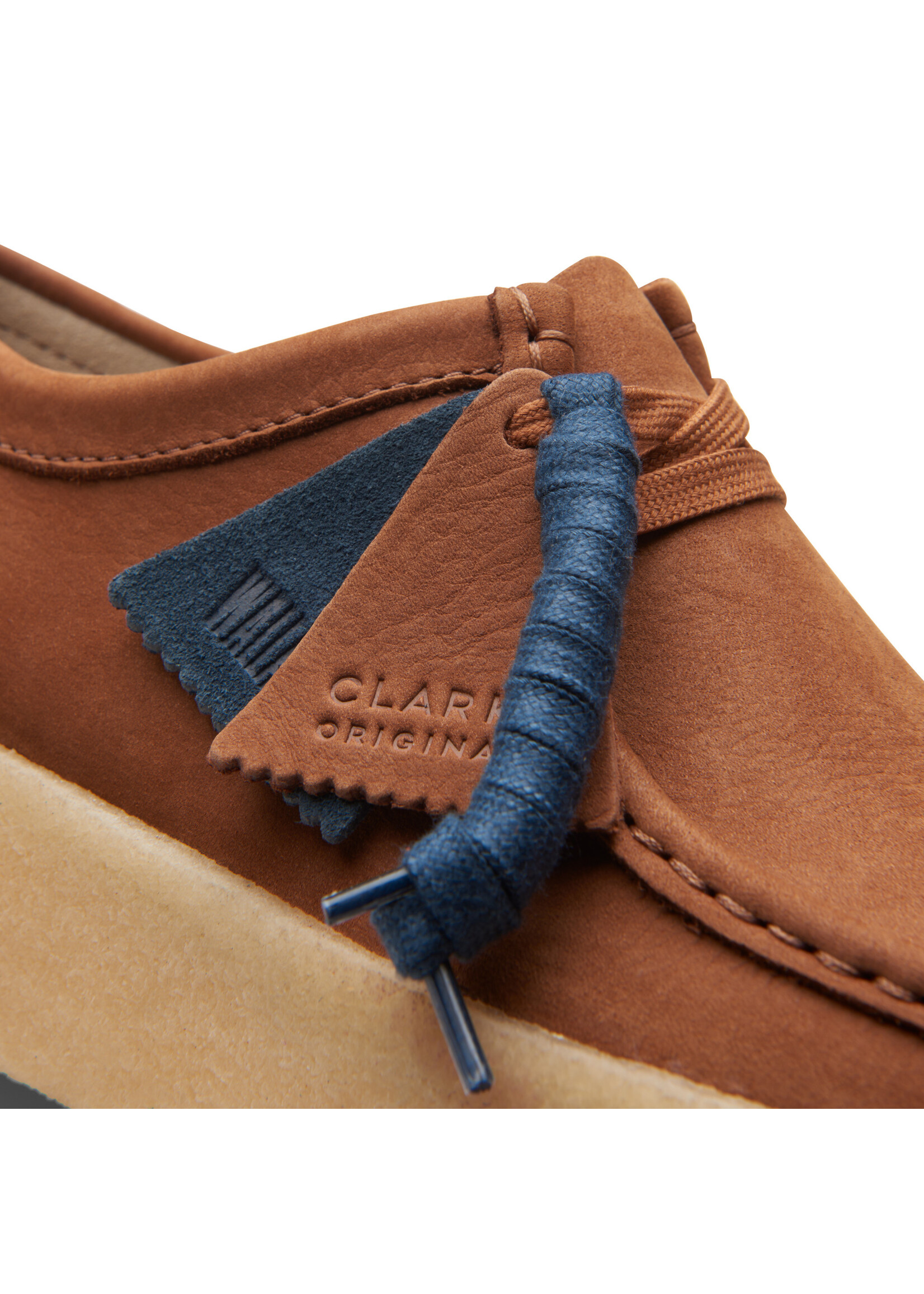 Clarks Mens Originals Icon Shoes Wallabee Cup Tan Brown Nubuck 26167989