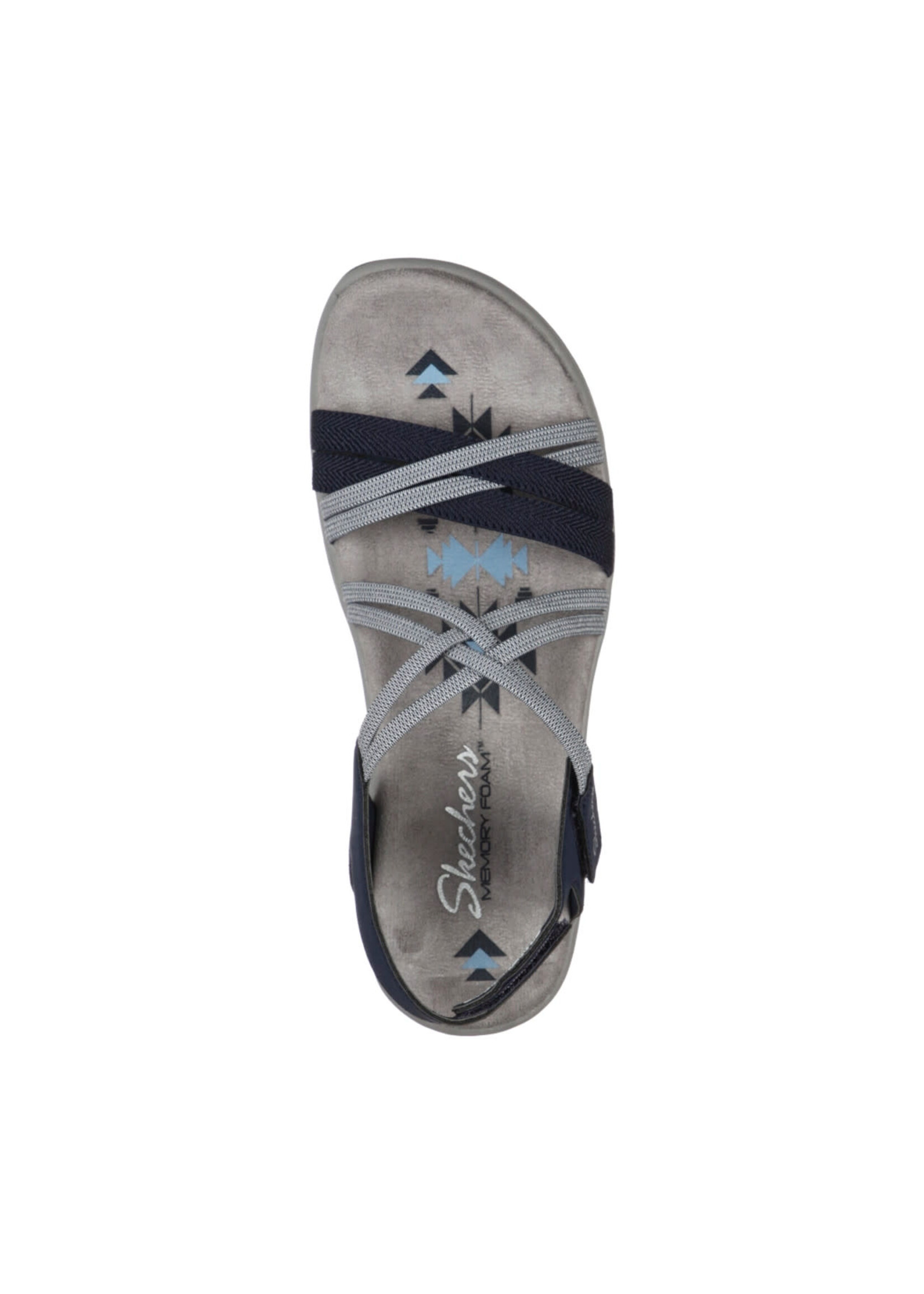Skechers Women's Stretch Fit Reggae Slim Takes Two 163112/NVY Navy Blue