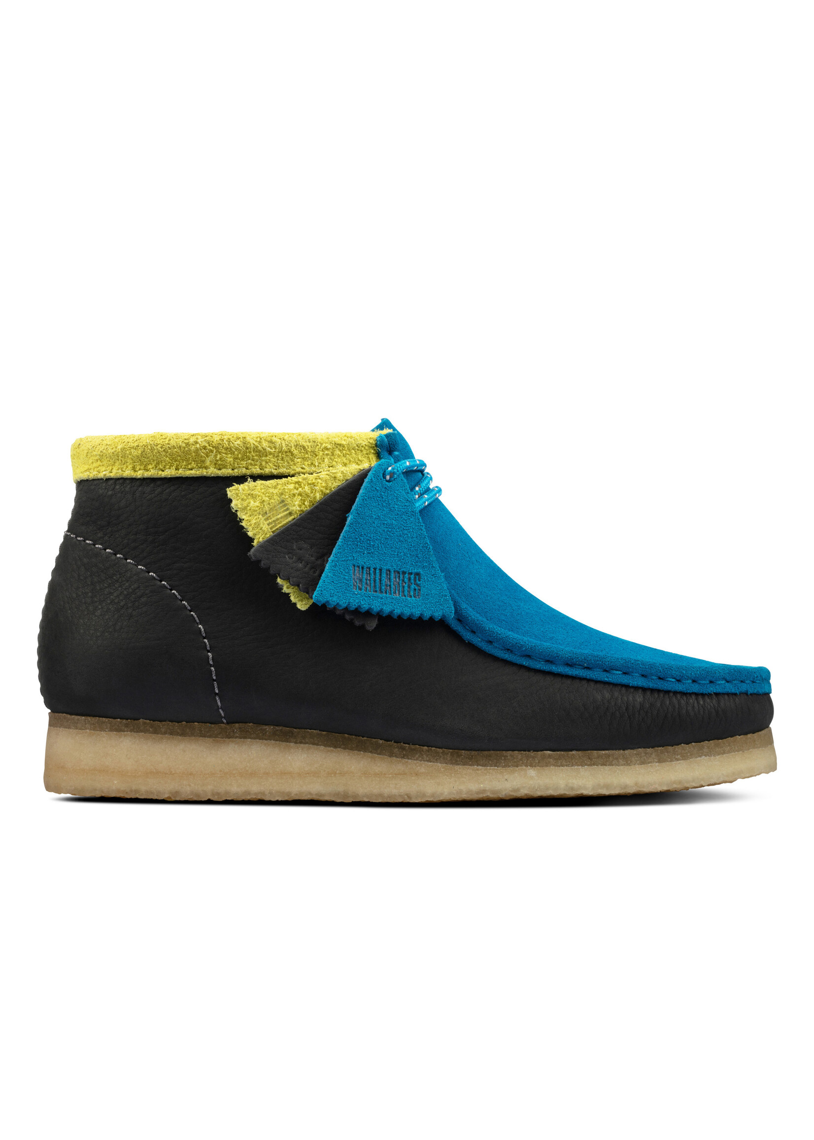 Clarks Wallabee Boot Blue Ink Combi