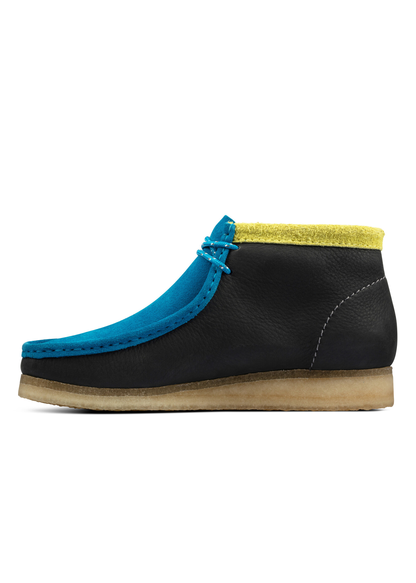 Clarks Wallabee Boot Blue Ink Combi