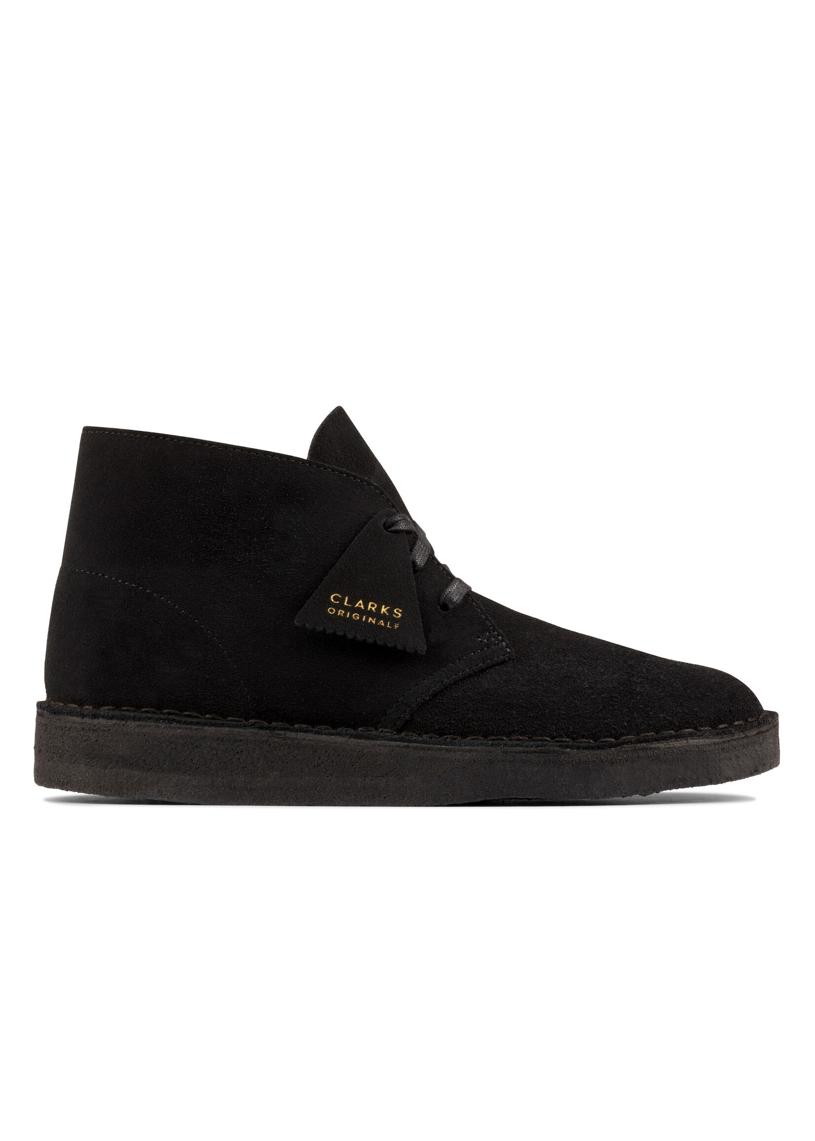 Clarks Desert Coal Black Suede
