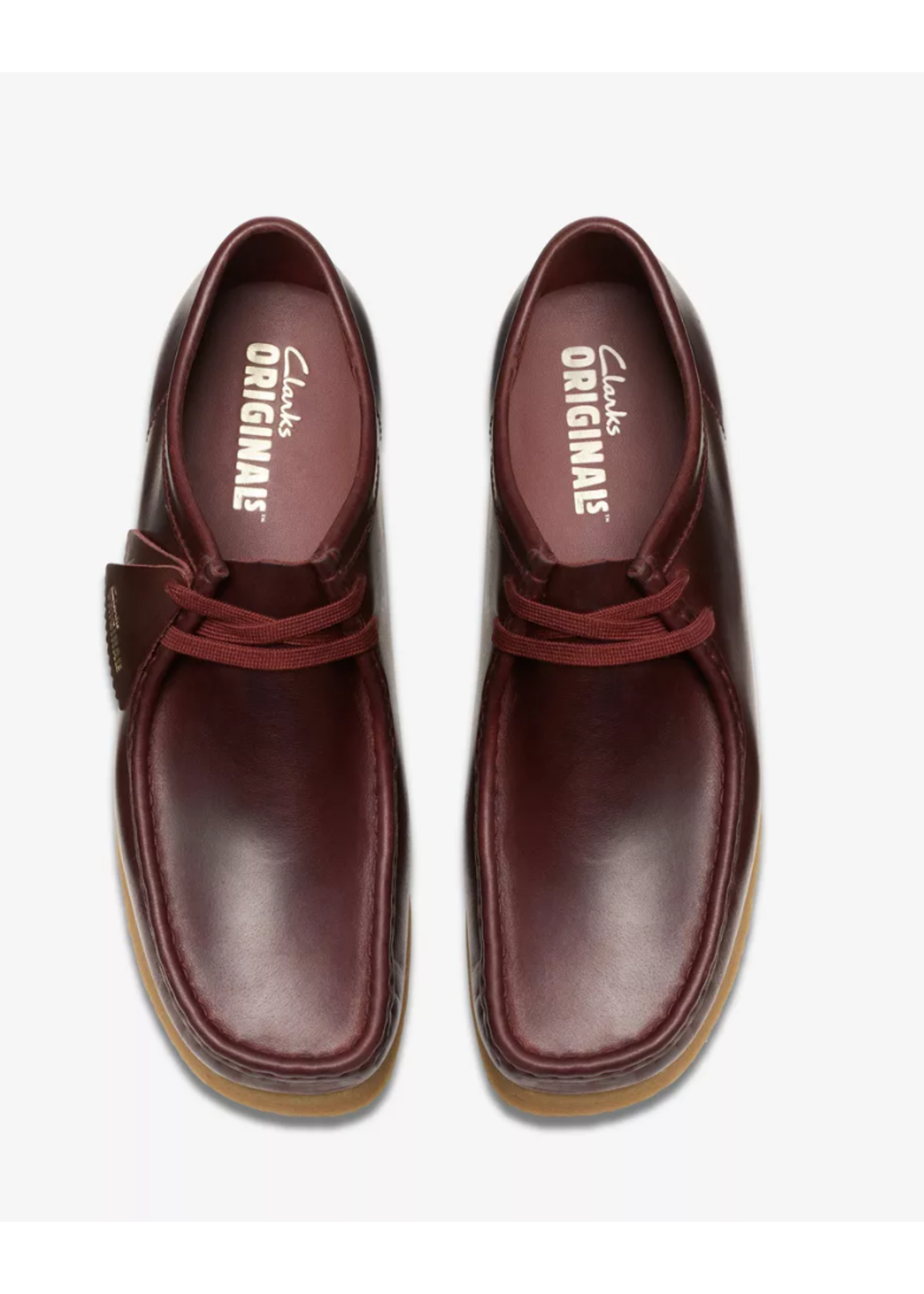 Clarks Men's Originals Wallabee Deep Red Leather 26179192