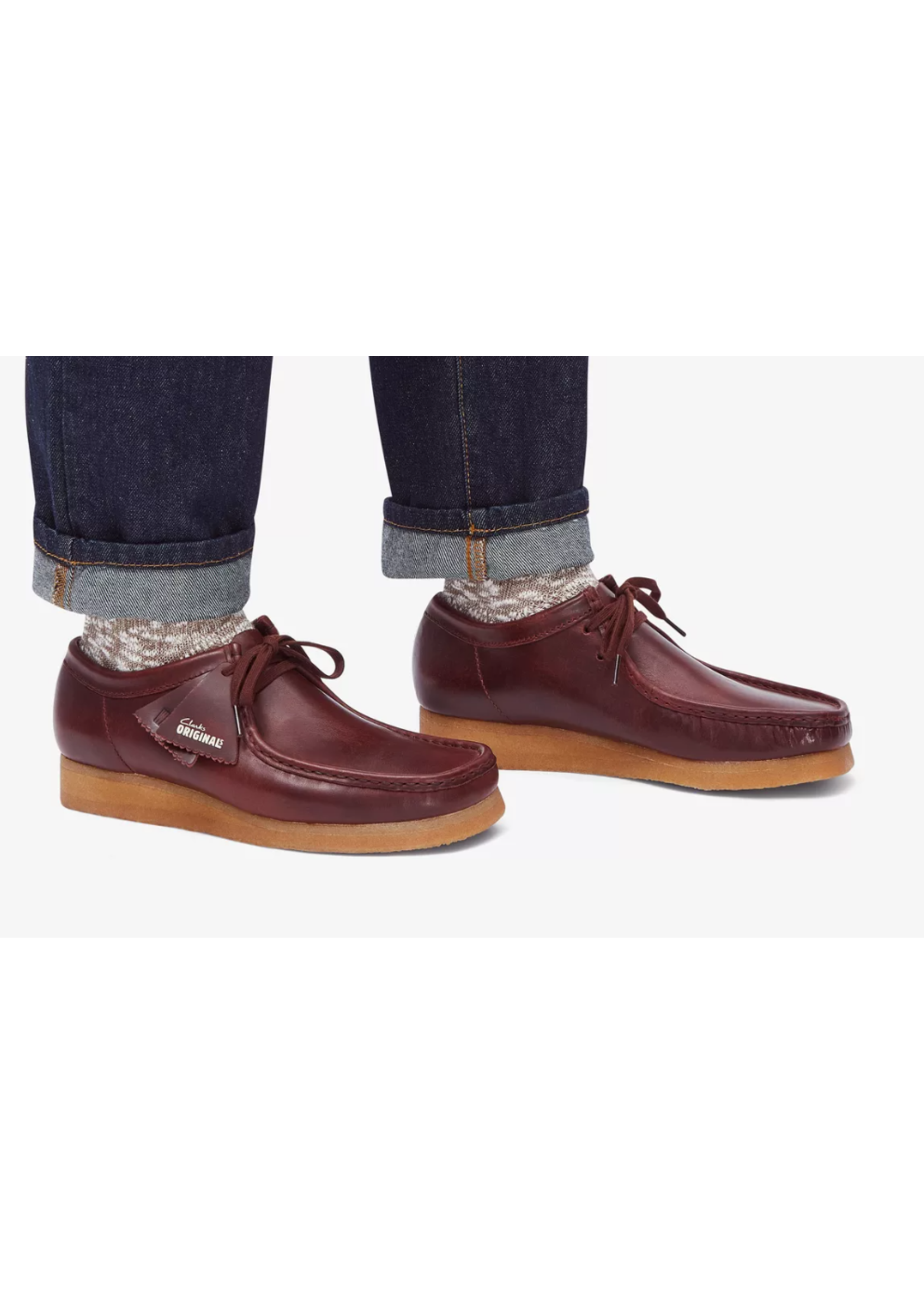 Clarks Men's Originals Wallabee Deep Red Leather 26179192