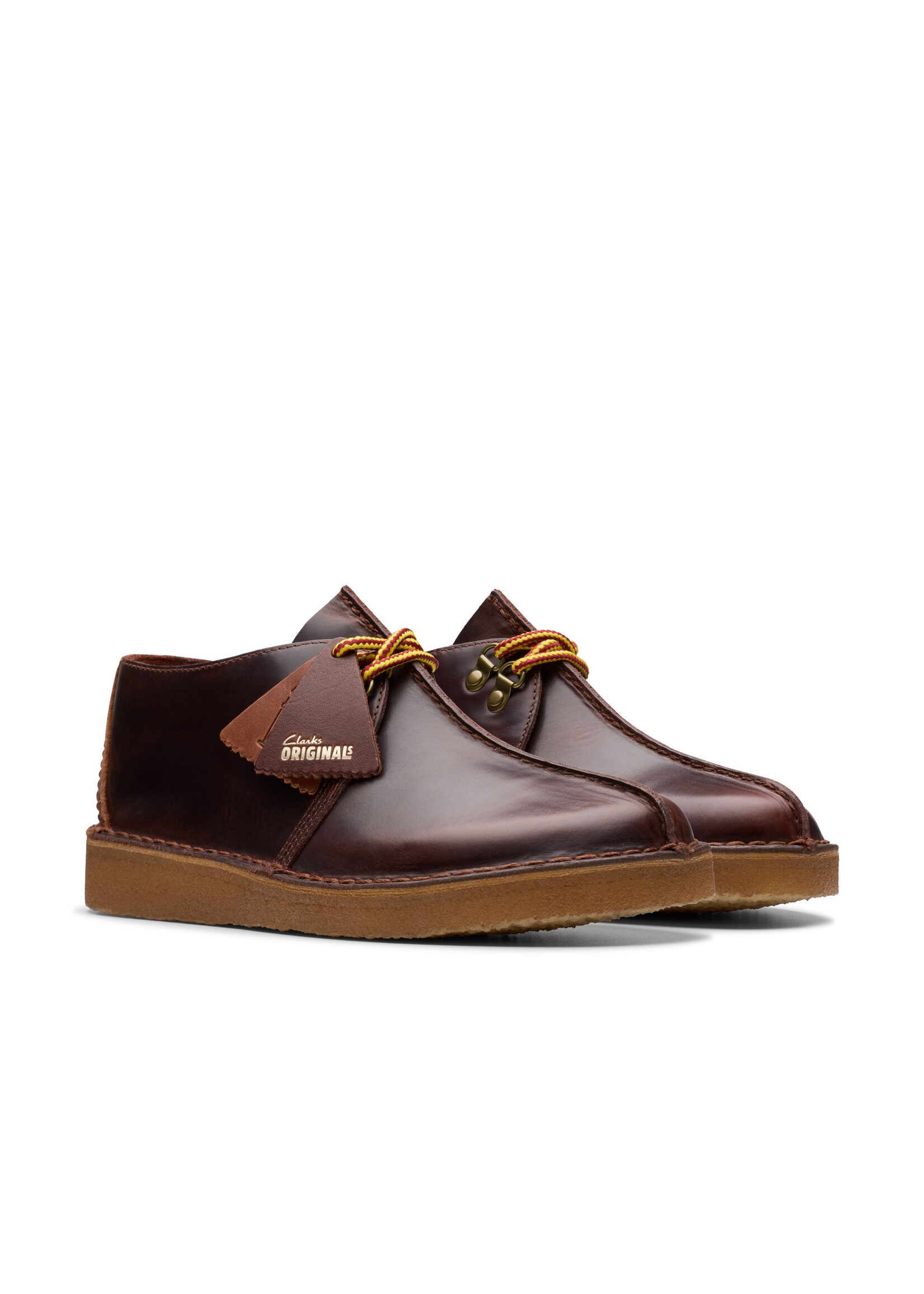 Clarks Men's Originals Desert Trek Hiker Burgandy Red Leather 26178208