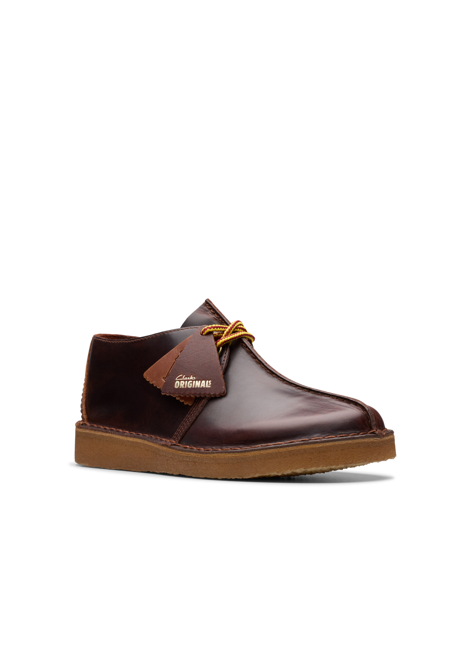 Clarks Men's Originals Desert Trek Hiker Burgandy Red Leather 26178208