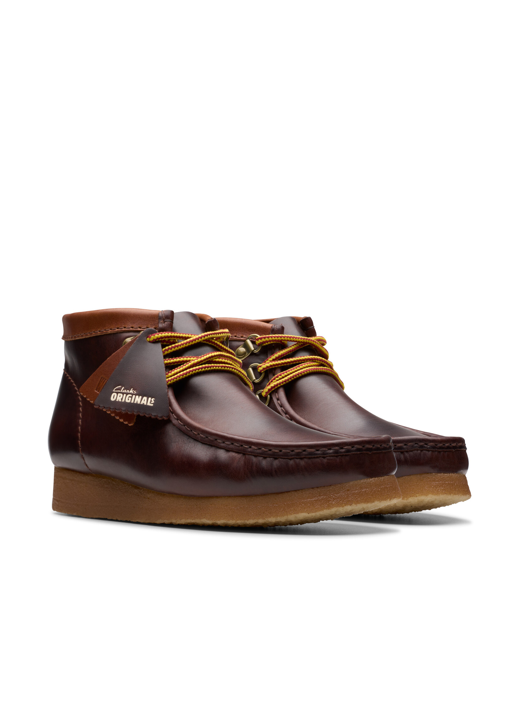 Clarks Men's Originals Wallabee Boot Hiker Burgandy Red Leather 26178095