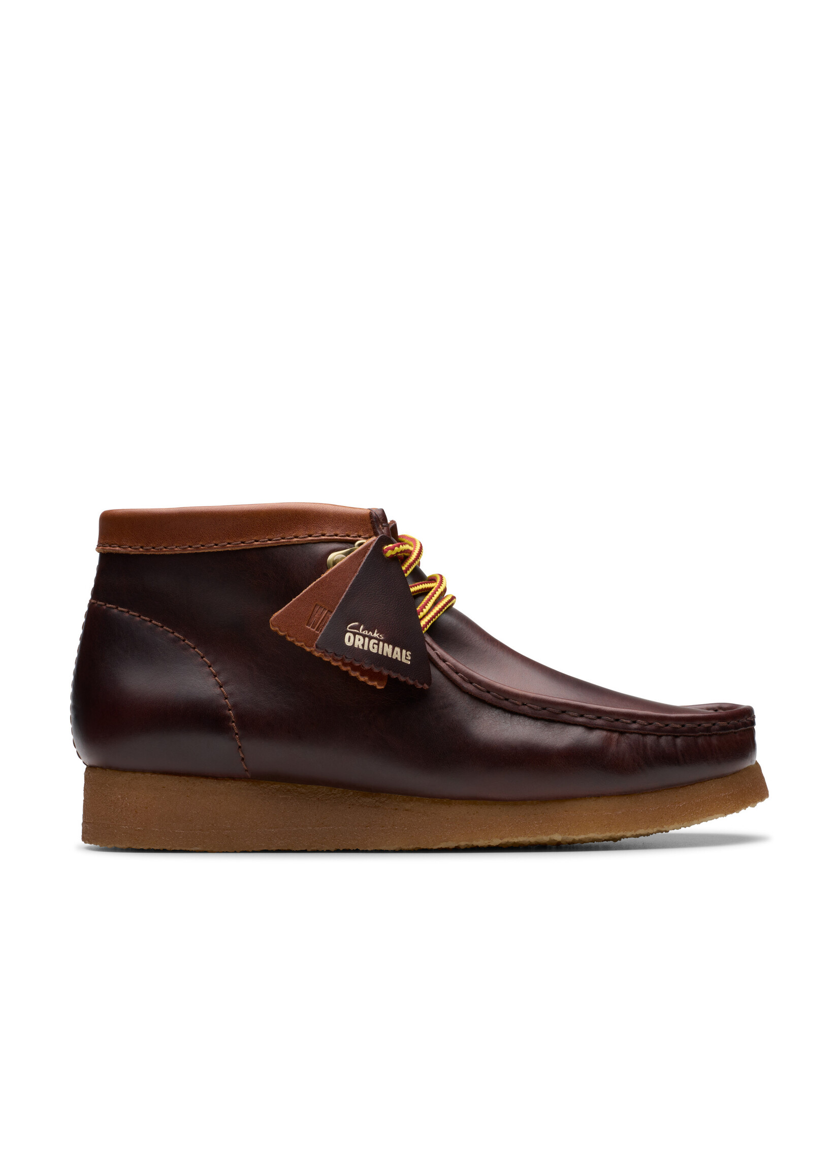Clarks Copy of Men's Originals Desert Trek Hiker Burgandy Red Leather 26178208